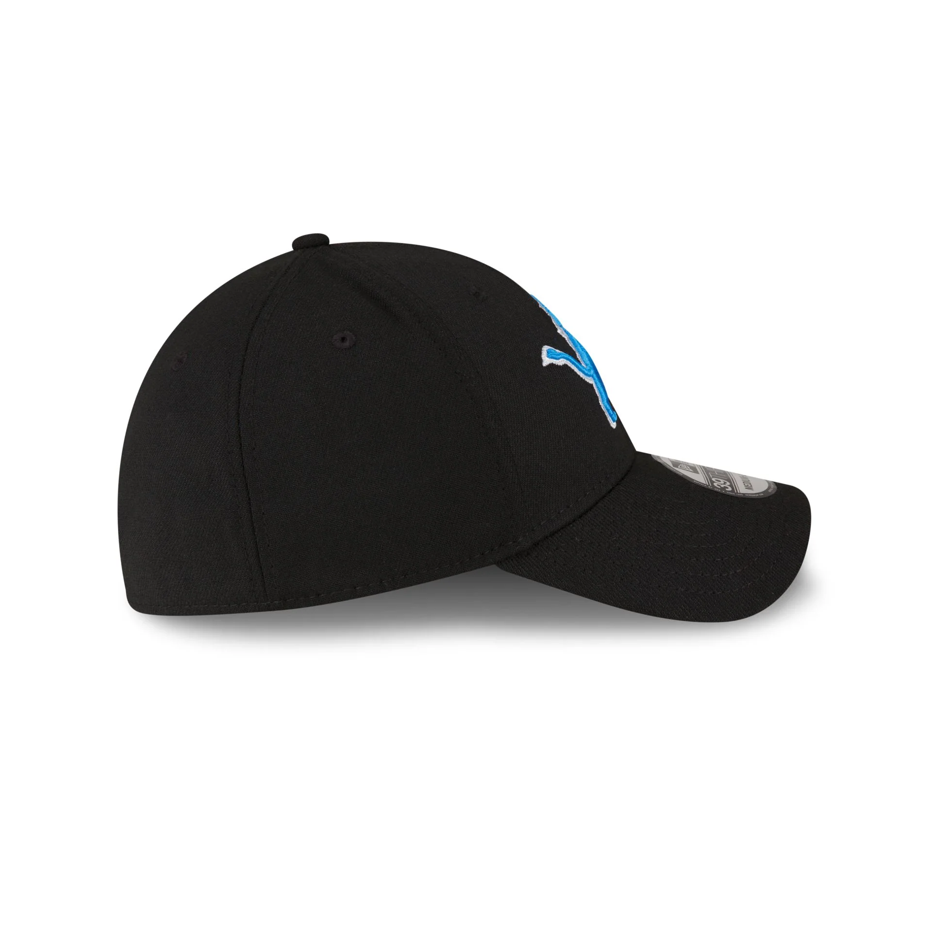 Detroit Lions Team Classic Black 39THIRTY Stretch Fit Hat