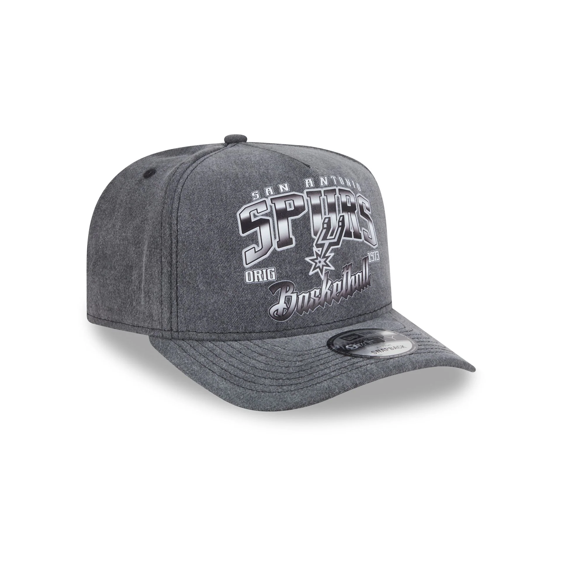 San Antonio Spurs Washed 9FIFTY A-Frame Snapback Hat