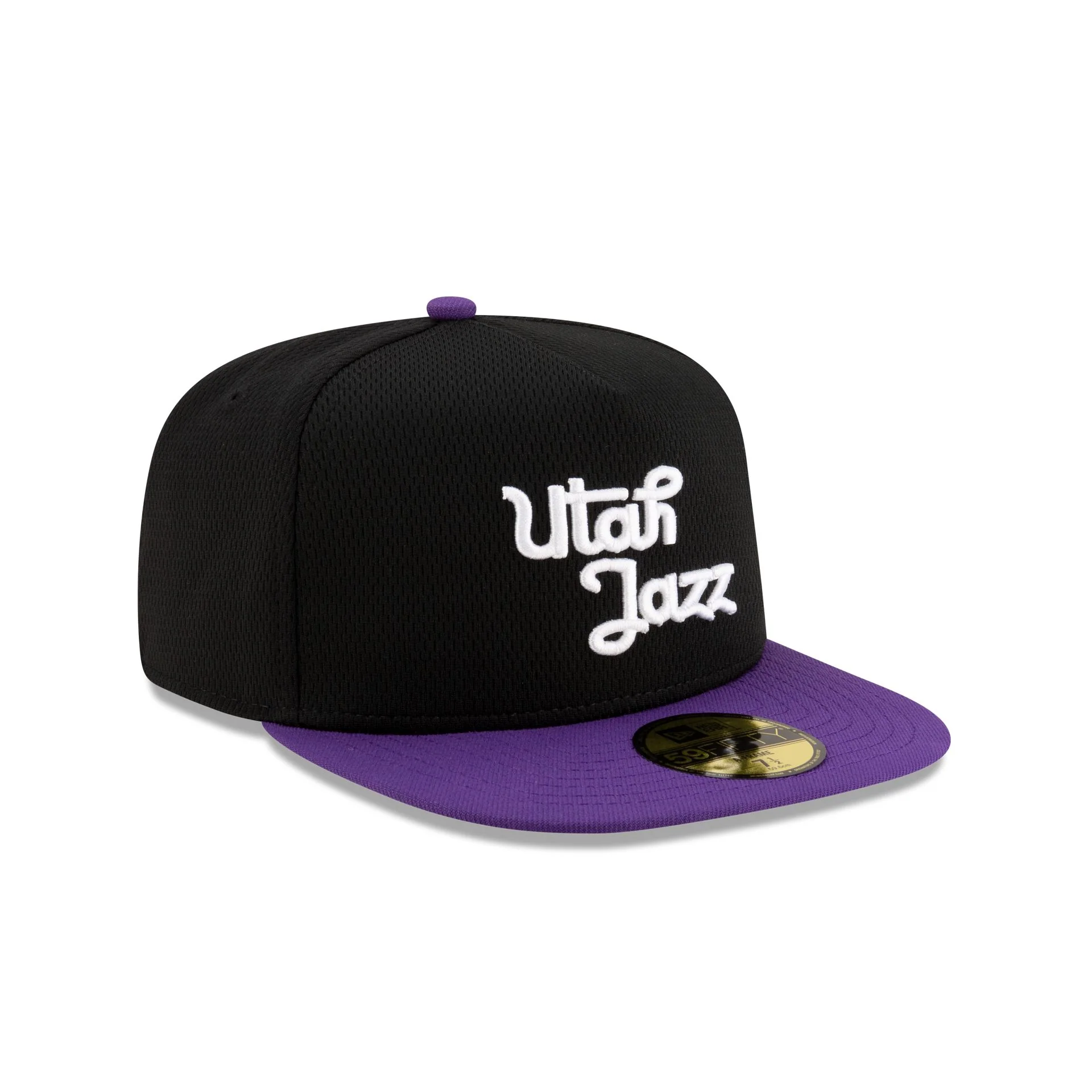 Utah Jazz Dashmark Mesh 59FIFTY A-Frame Fitted Hat