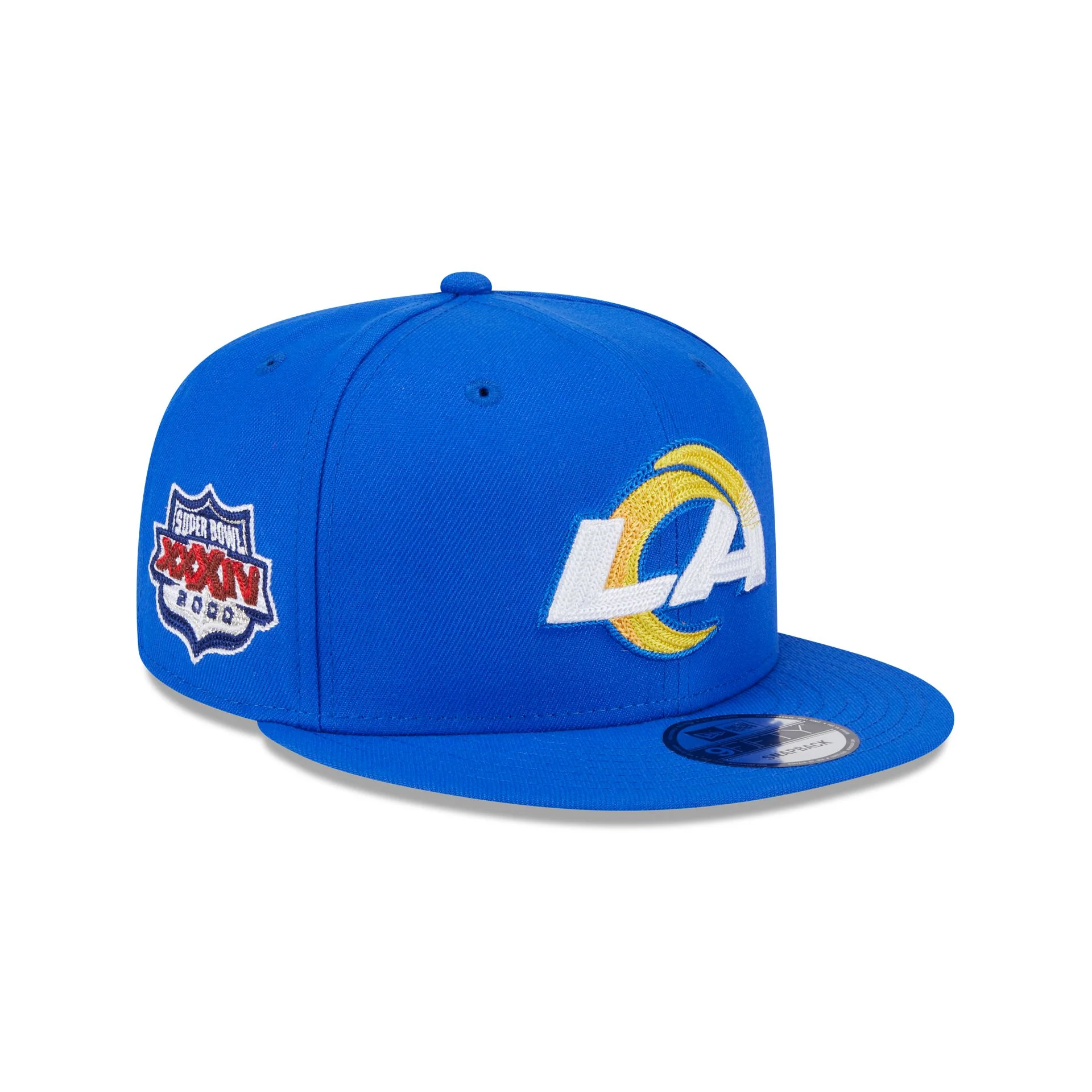 Alpha Industries x Los Angeles Rams Blue 9FIFTY Snapback Hat