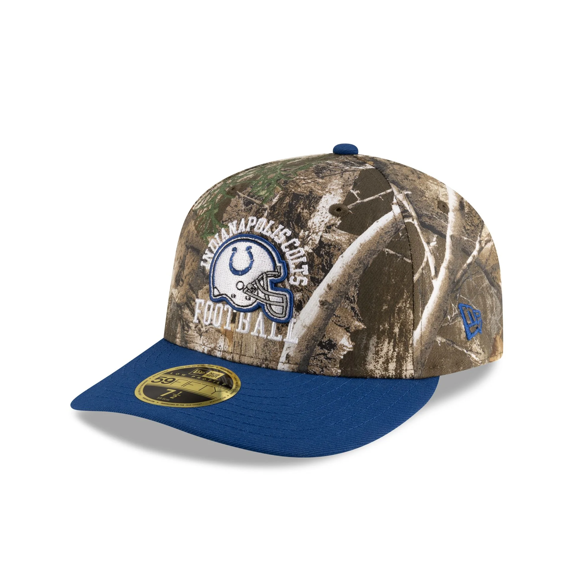 Just Caps Realtree Indianapolis Colts Low Profile 59FIFTY Fitted Hat