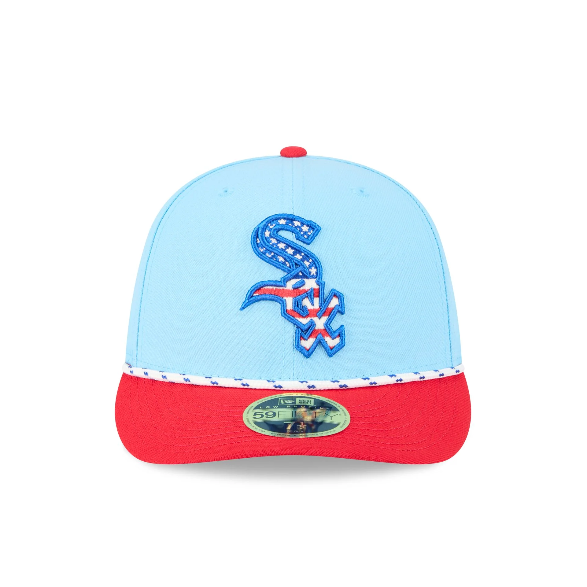Chicago White Sox Independence Day 2025 Low Profile 59FIFTY Fitted Hat