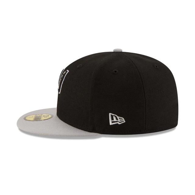 San Antonio Spurs 2Tone 59FIFTY Fitted Hat