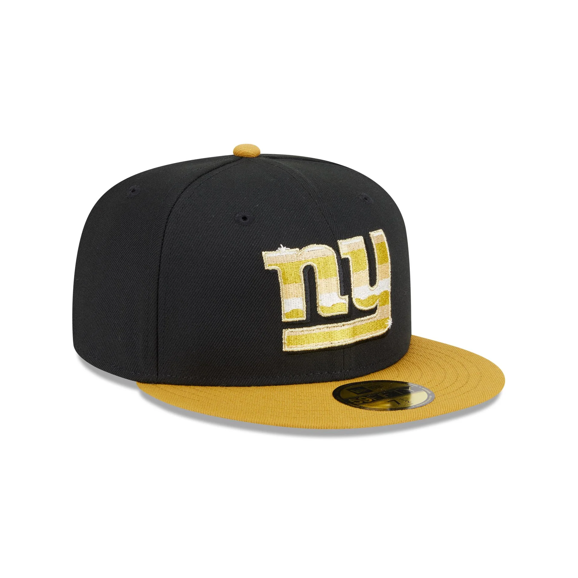 New York Giants Metallic Gold Logo 59FIFTY Fitted Hat