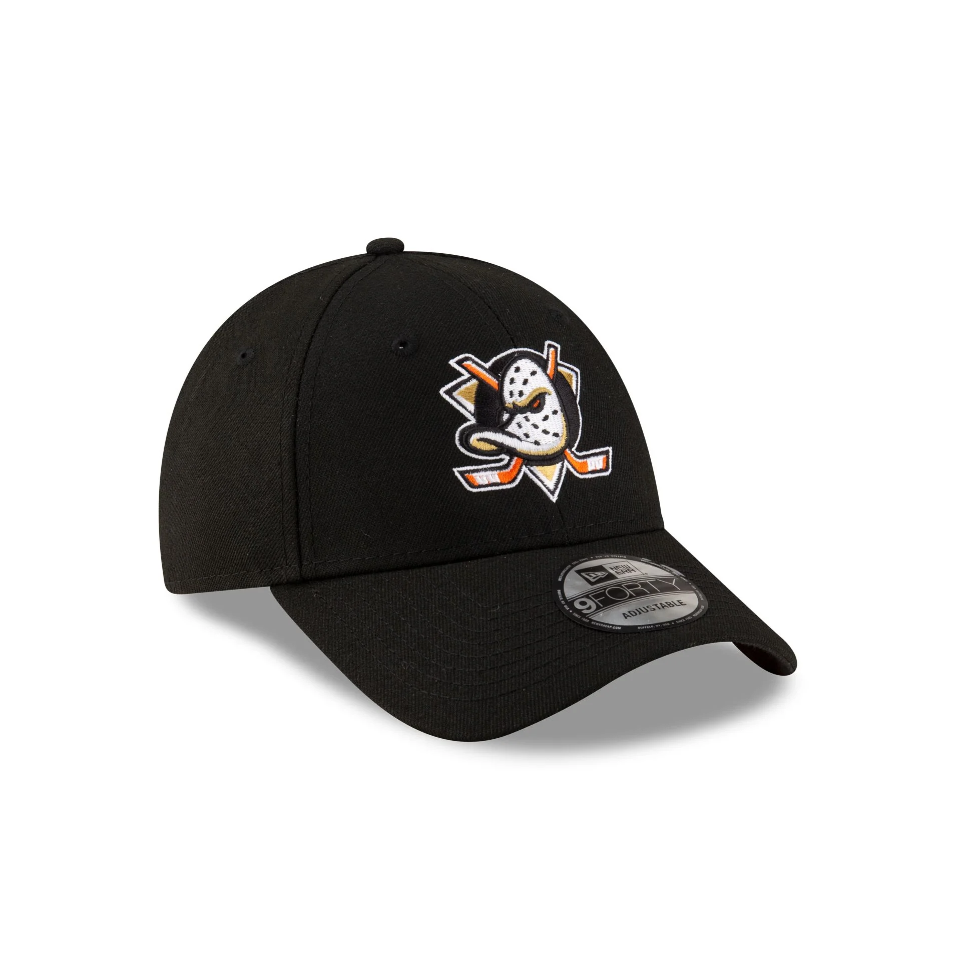 Anaheim Ducks Black 9FORTY Adjustable Hat