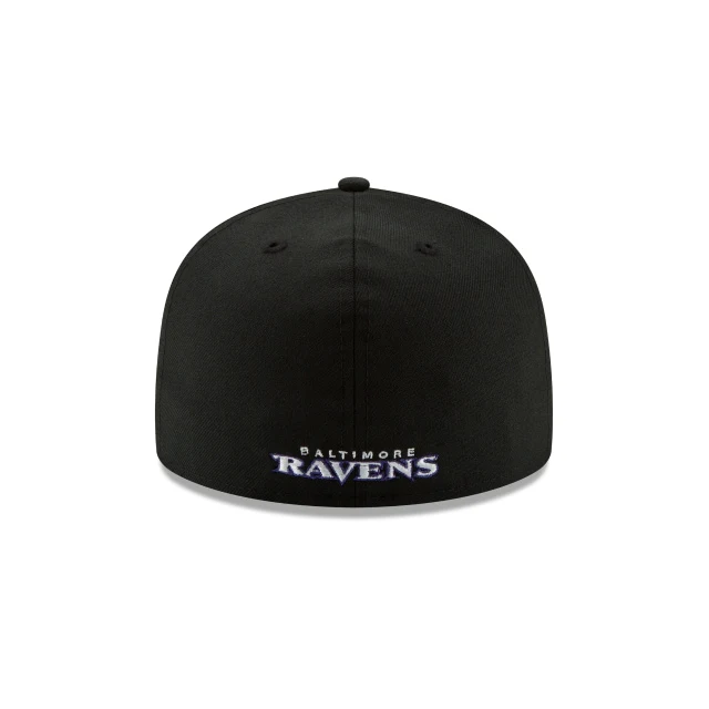 Baltimore Ravens Black 59FIFTY Fitted Hat