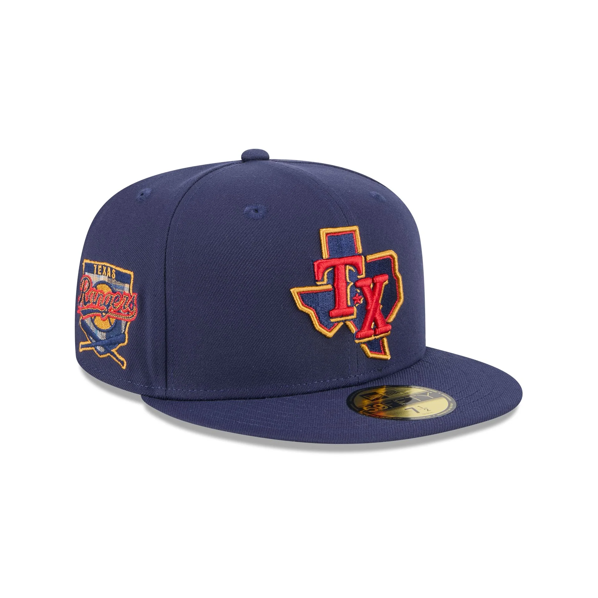 Texas Rangers Blue Tartan 59FIFTY Fitted Hat