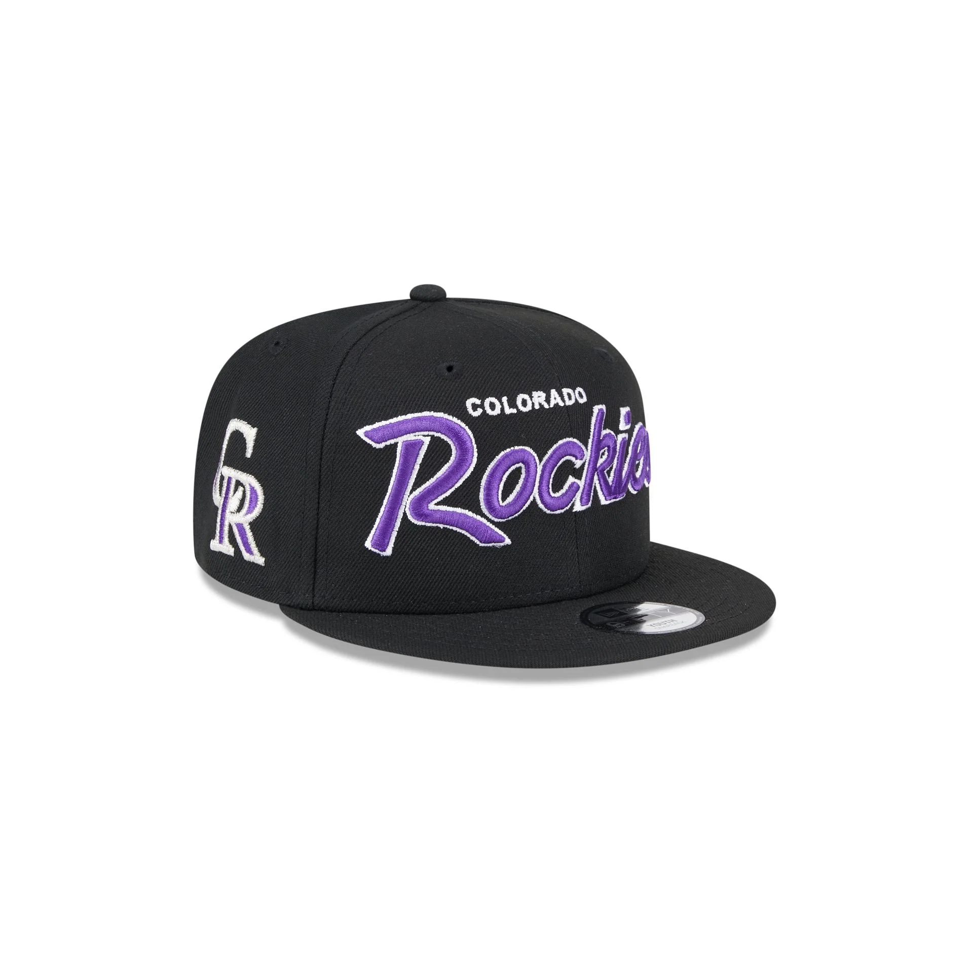 Colorado Rockies Script Kids 9FIFTY Snapback Hat