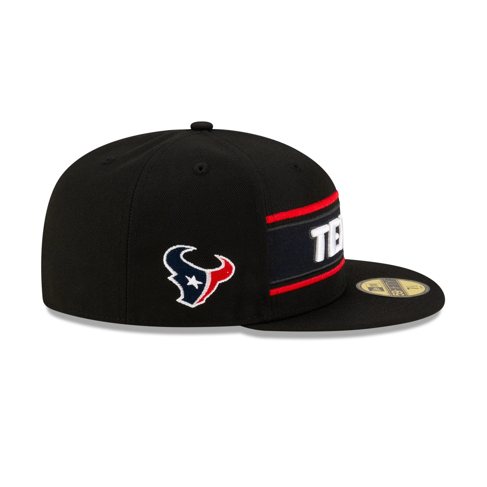 Houston Texans 2024 Sideline Black 59FIFTY Fitted Hat