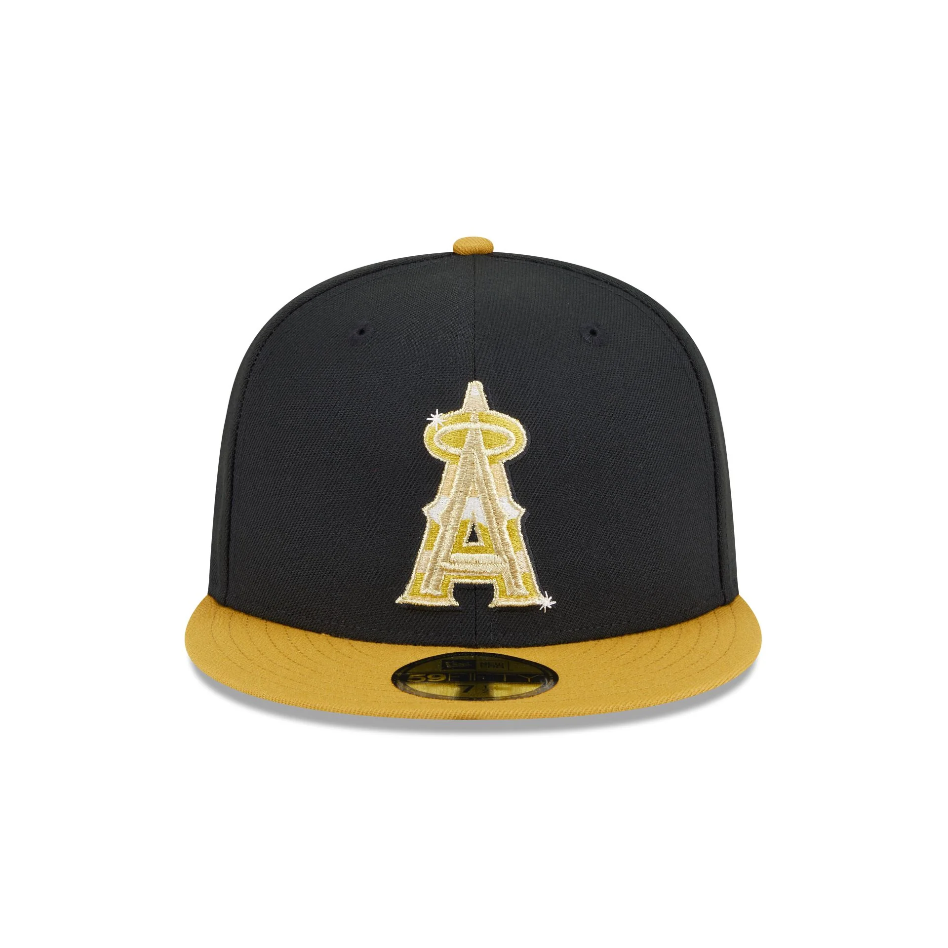 Los Angeles Angels Metallic Gold Logo 59FIFTY Fitted Hat
