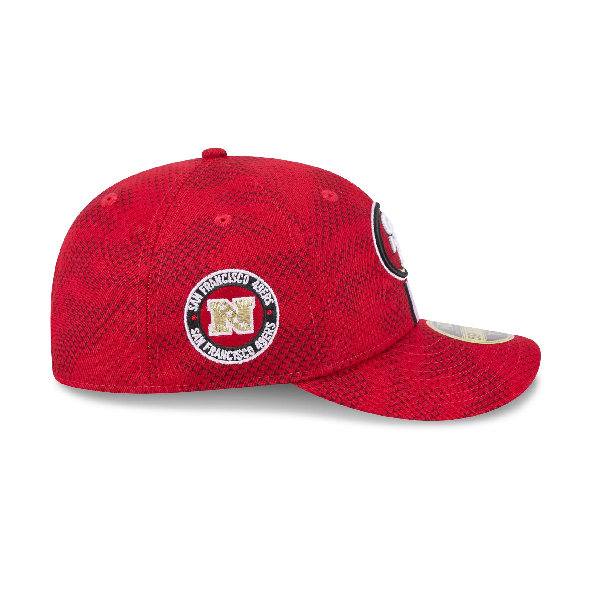 San Francisco 49ers 2024 Sideline Low Profile 59FIFTY Fitted Hat
