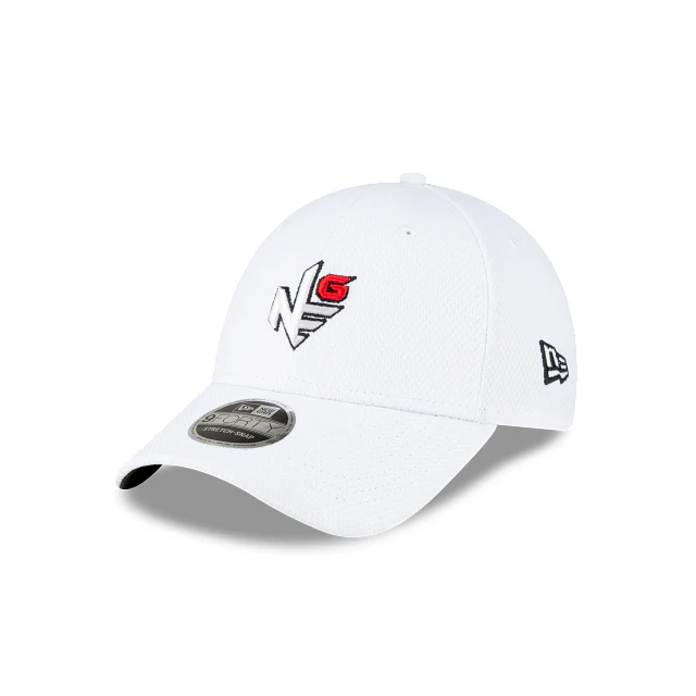New Era Golf White 9FORTY Stretch-Snap Hat