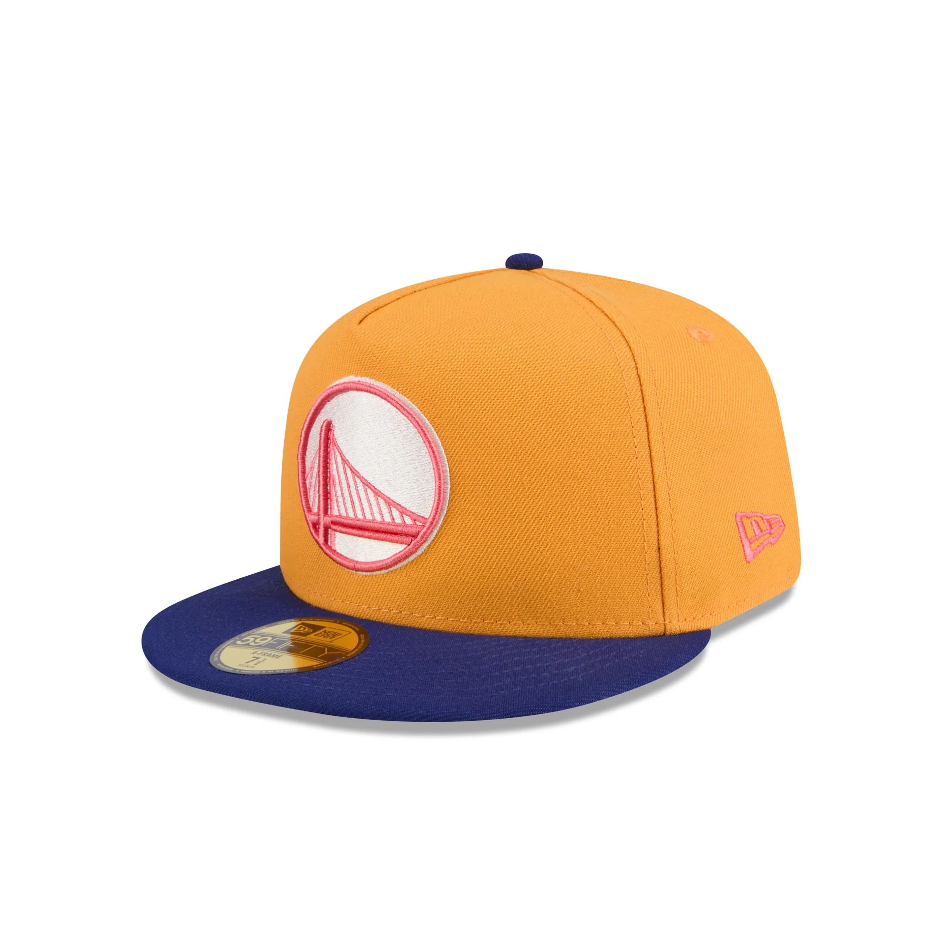 Golden State Warriors Gold 59FIFTY A-Frame Fitted Hat