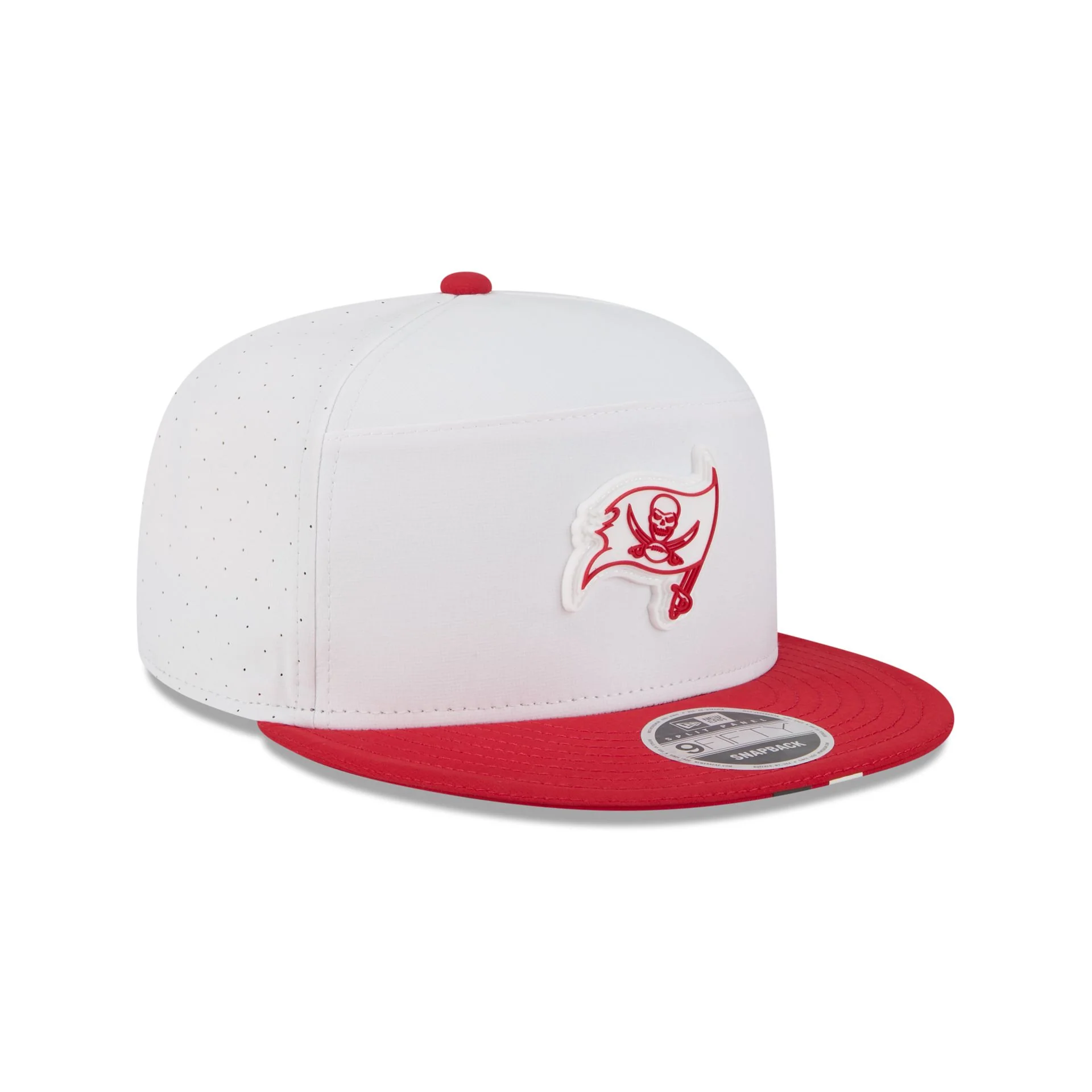 Tampa Bay Buccaneers 2025 Training Split Panel 9FIFTY Snapback Hat