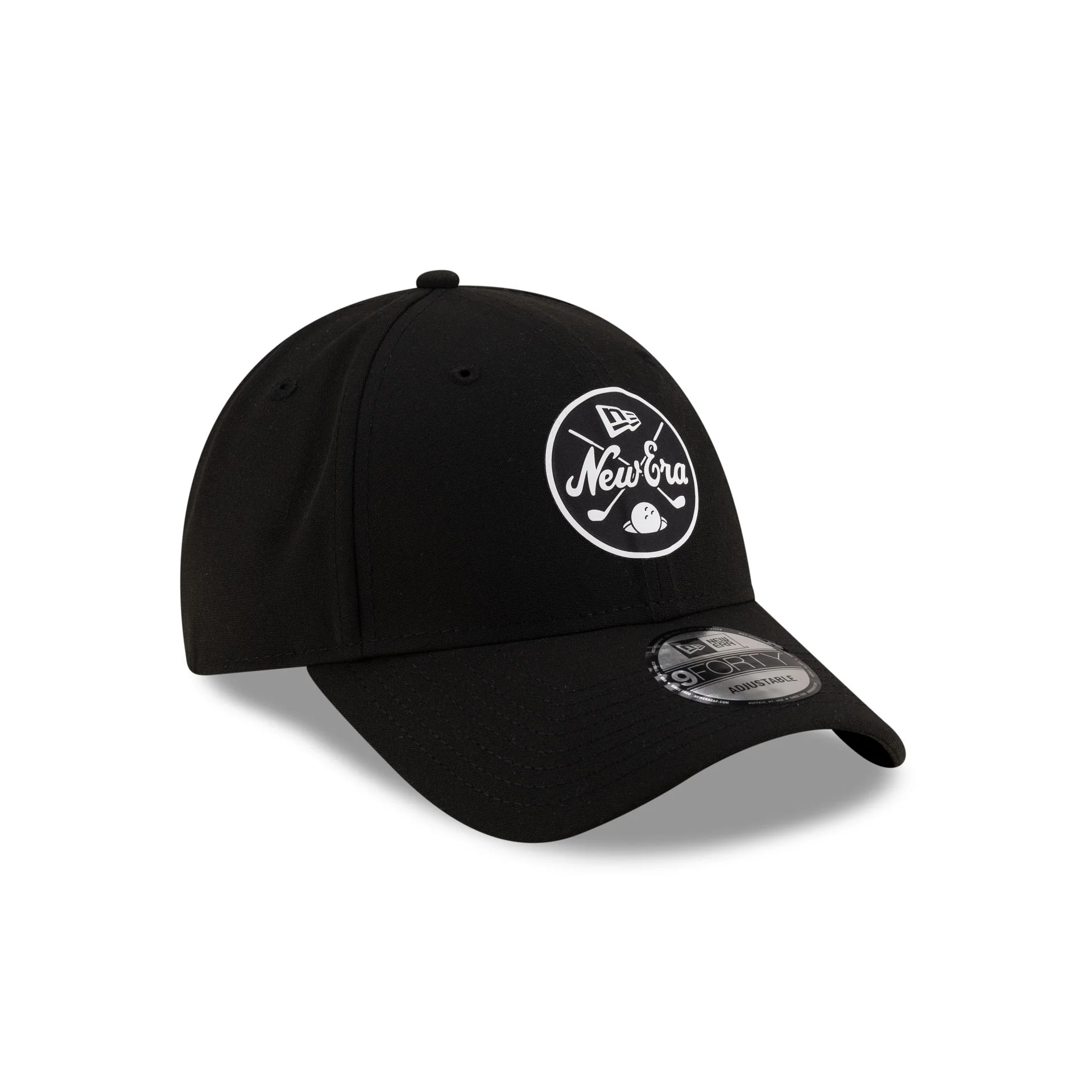 New Era Golf Repreve Black 9FORTY Snapback Hat