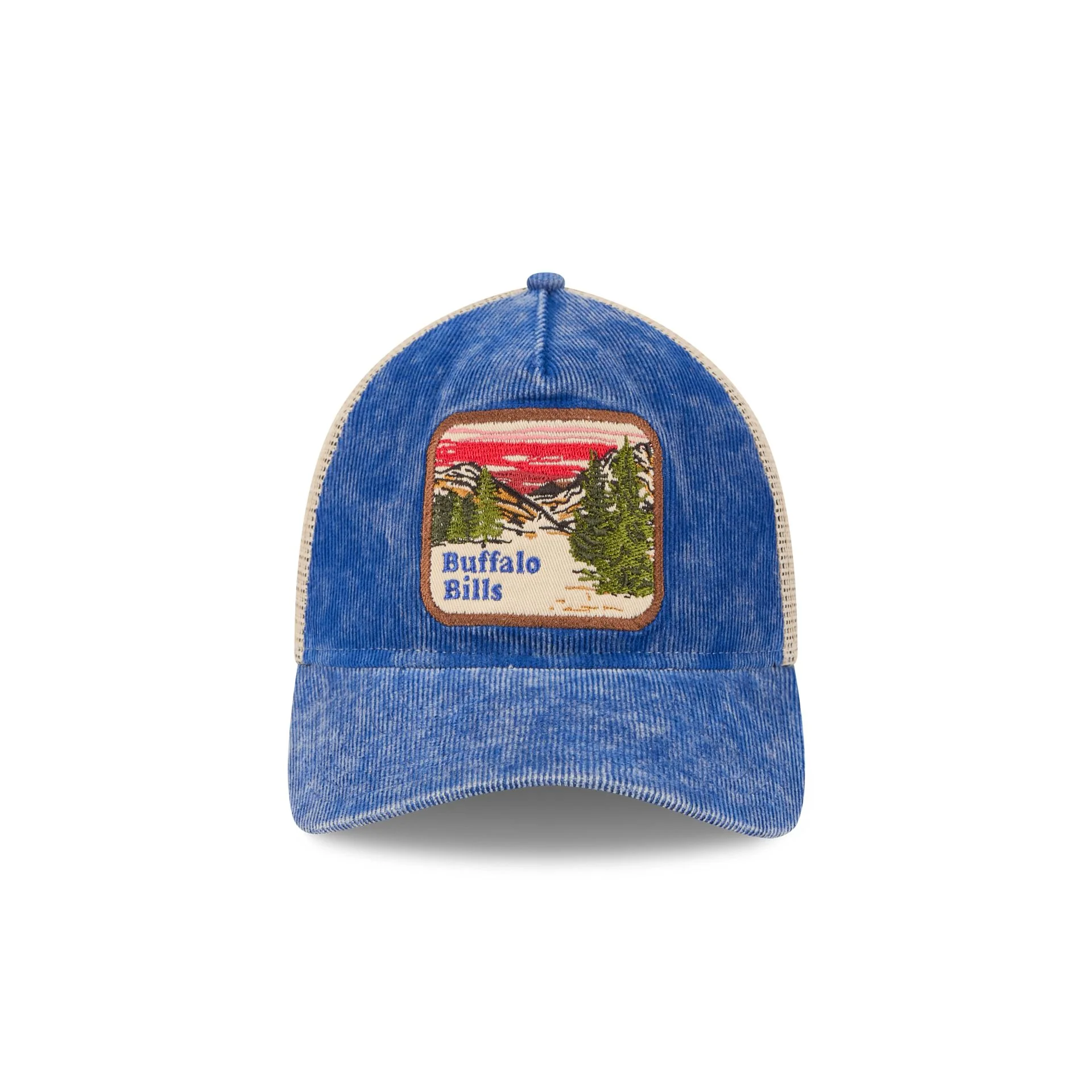 Buffalo Bills Vintage Landscape 9TWENTY A-Frame Trucker Hat