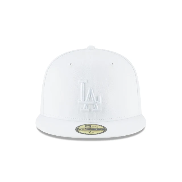 Los Angeles Dodgers Whiteout Basic 59FIFTY Fitted Hat