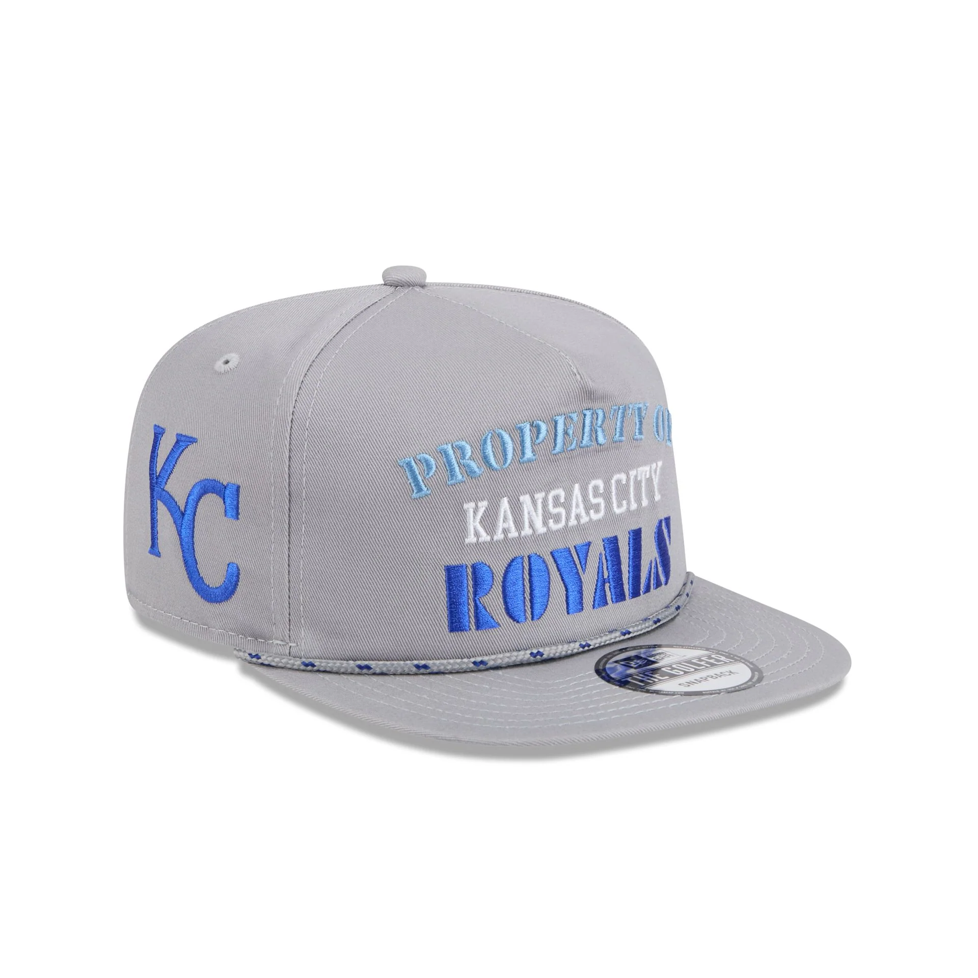 Kansas City Royals Vintage Gray Rope Golfer Hat