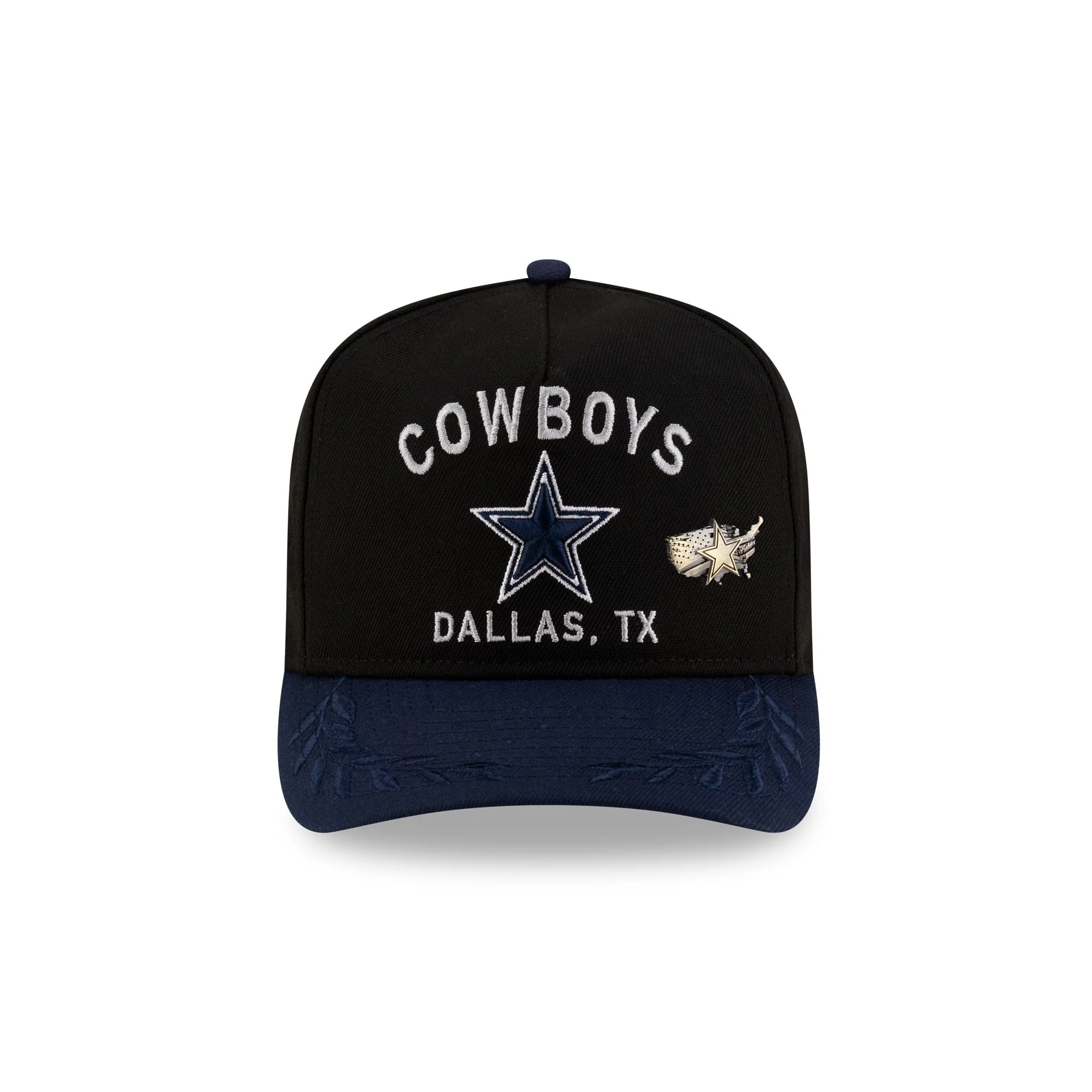Dallas Cowboys 2025 Draft Black 59FIFTY A-Frame Fitted Hat