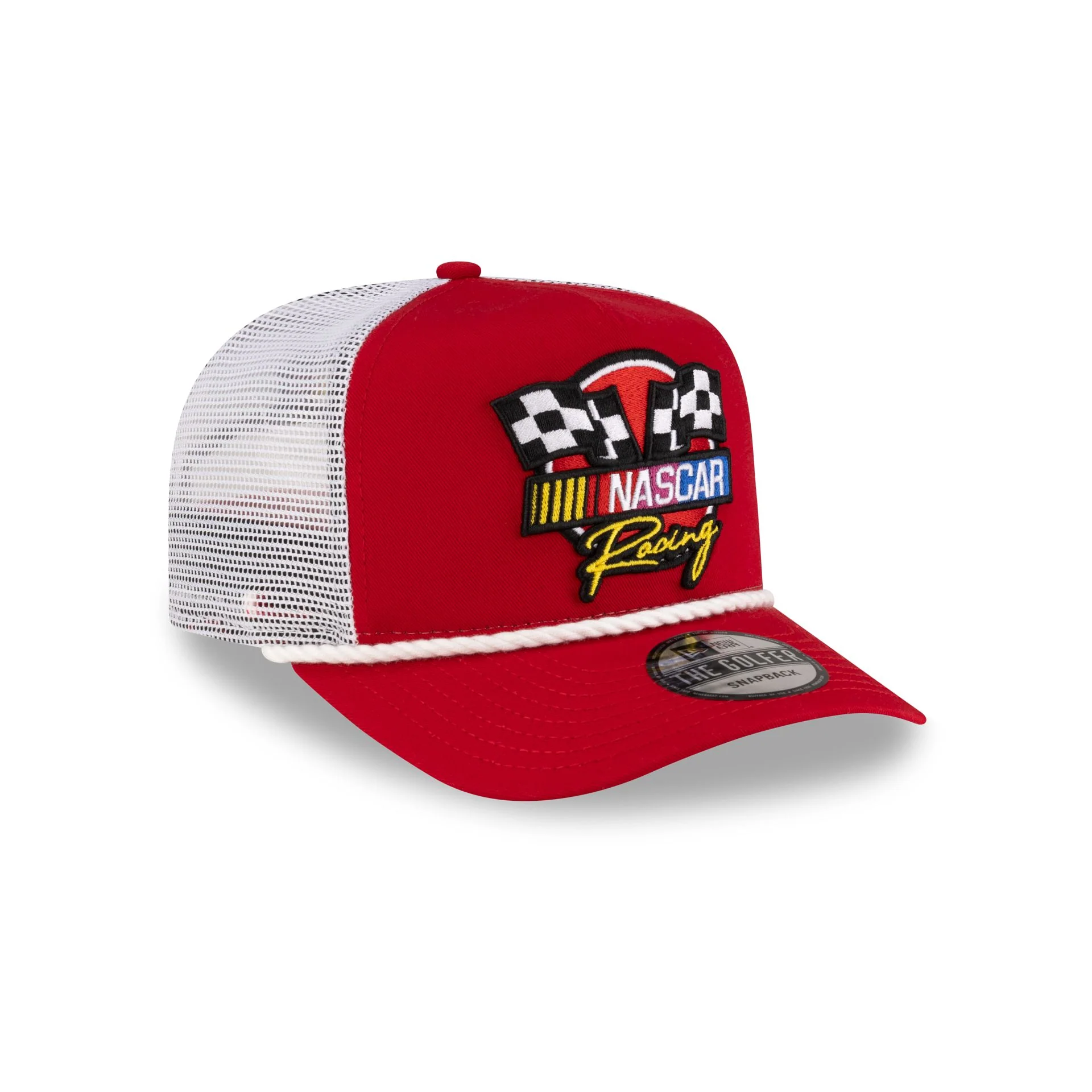 NASCAR Classics Flags Red Golfer Hat
