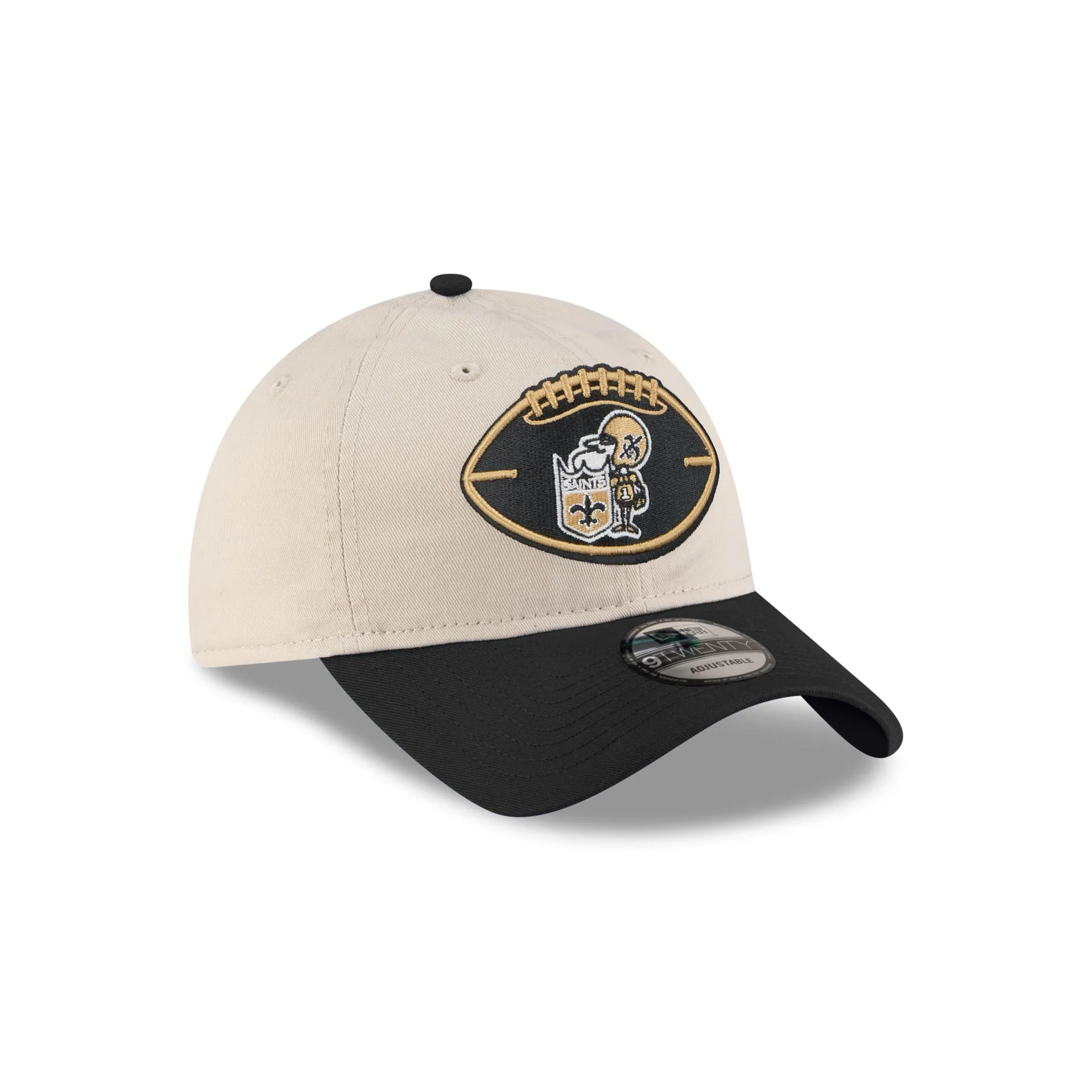 New Orleans Saints 2024 Historic Sideline 9TWENTY Adjustable Hat