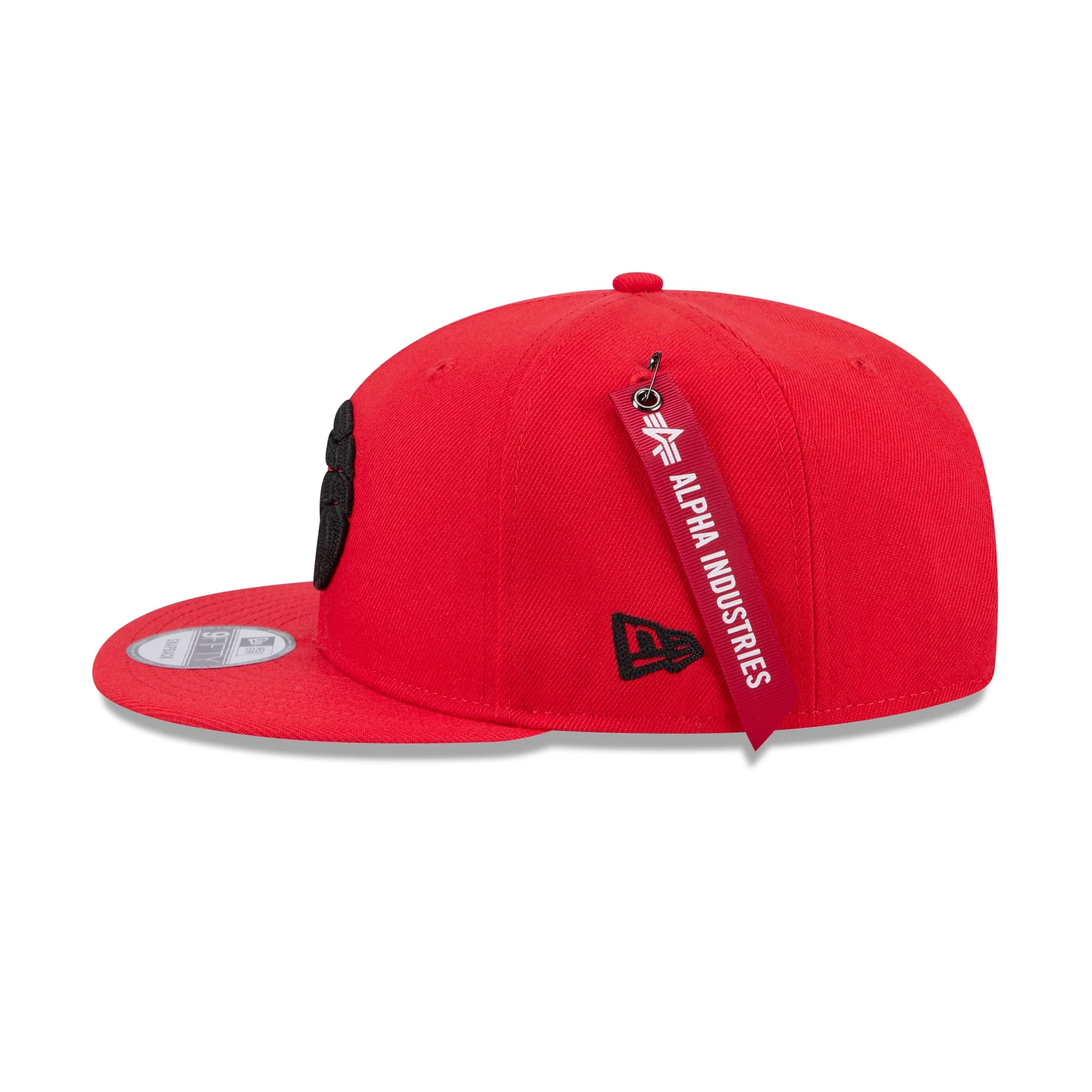Alpha Industries x Toronto Raptors Red 9FIFTY Snapback Hat