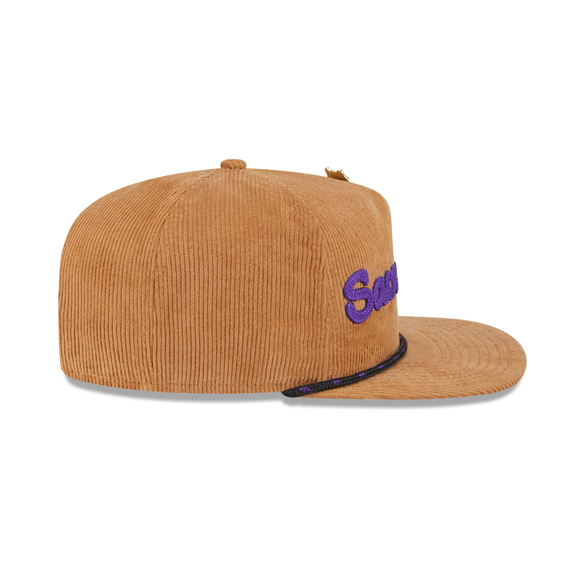 Sacramento Kings 2025 All-Star Game Fan Pack Corduroy Golfer Hat