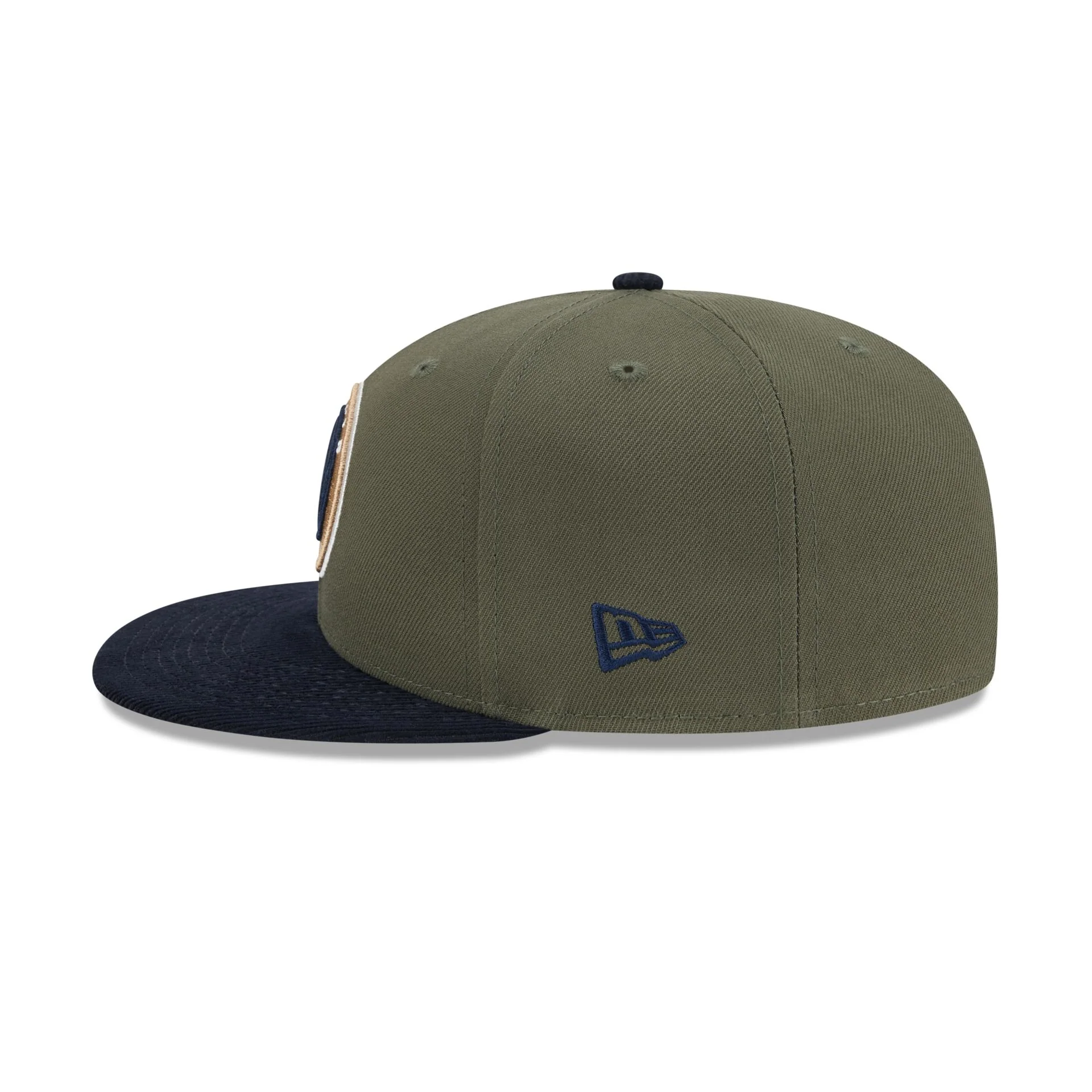 Brooklyn Nets Olive Green 59FIFTY Fitted Hat