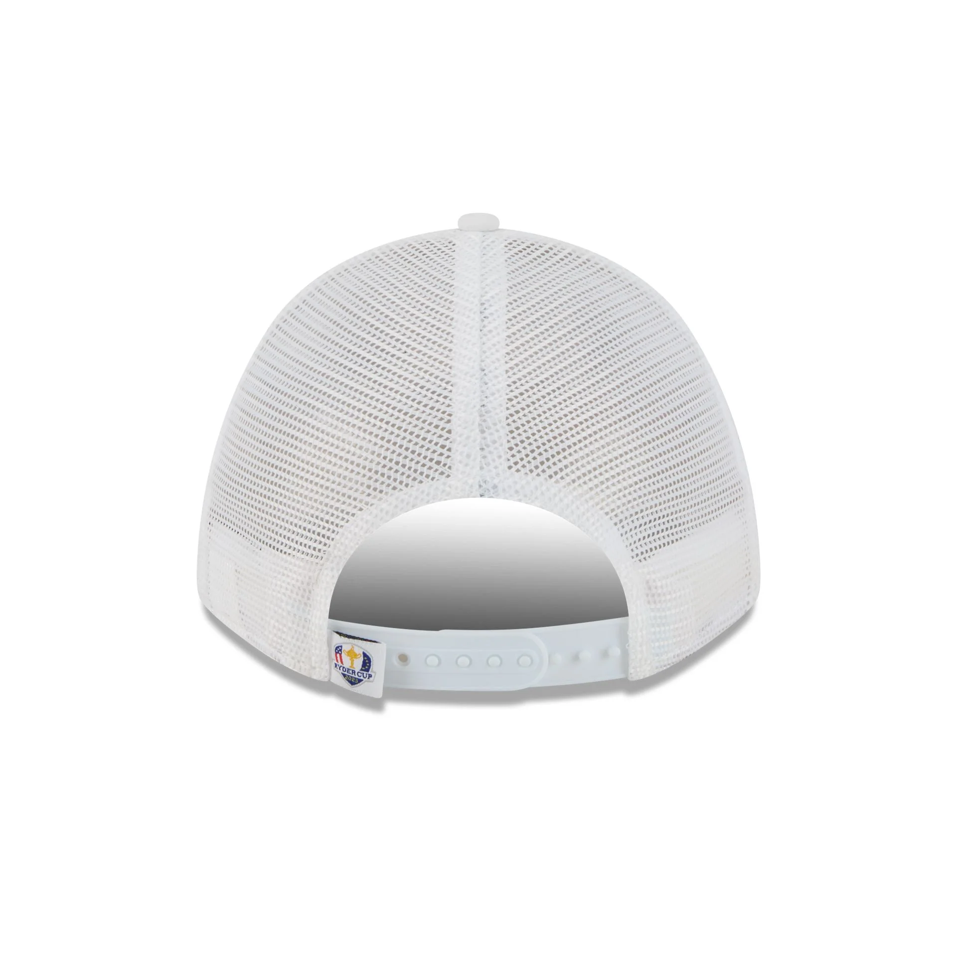 2025 Ryder Cup Minimalist White 9FORTY M-Crown A-Frame Trucker Hat