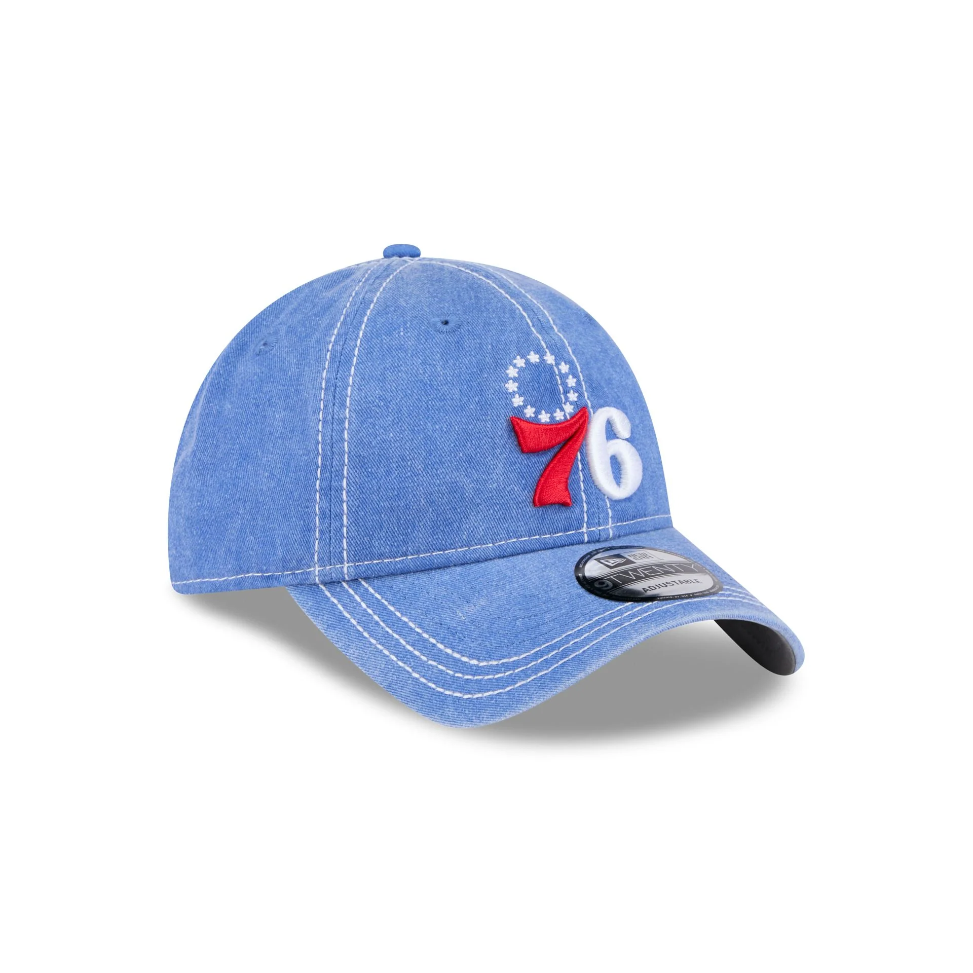 Philadelphia 76ers Washed Contrast 9TWENTY Adjustable Hat