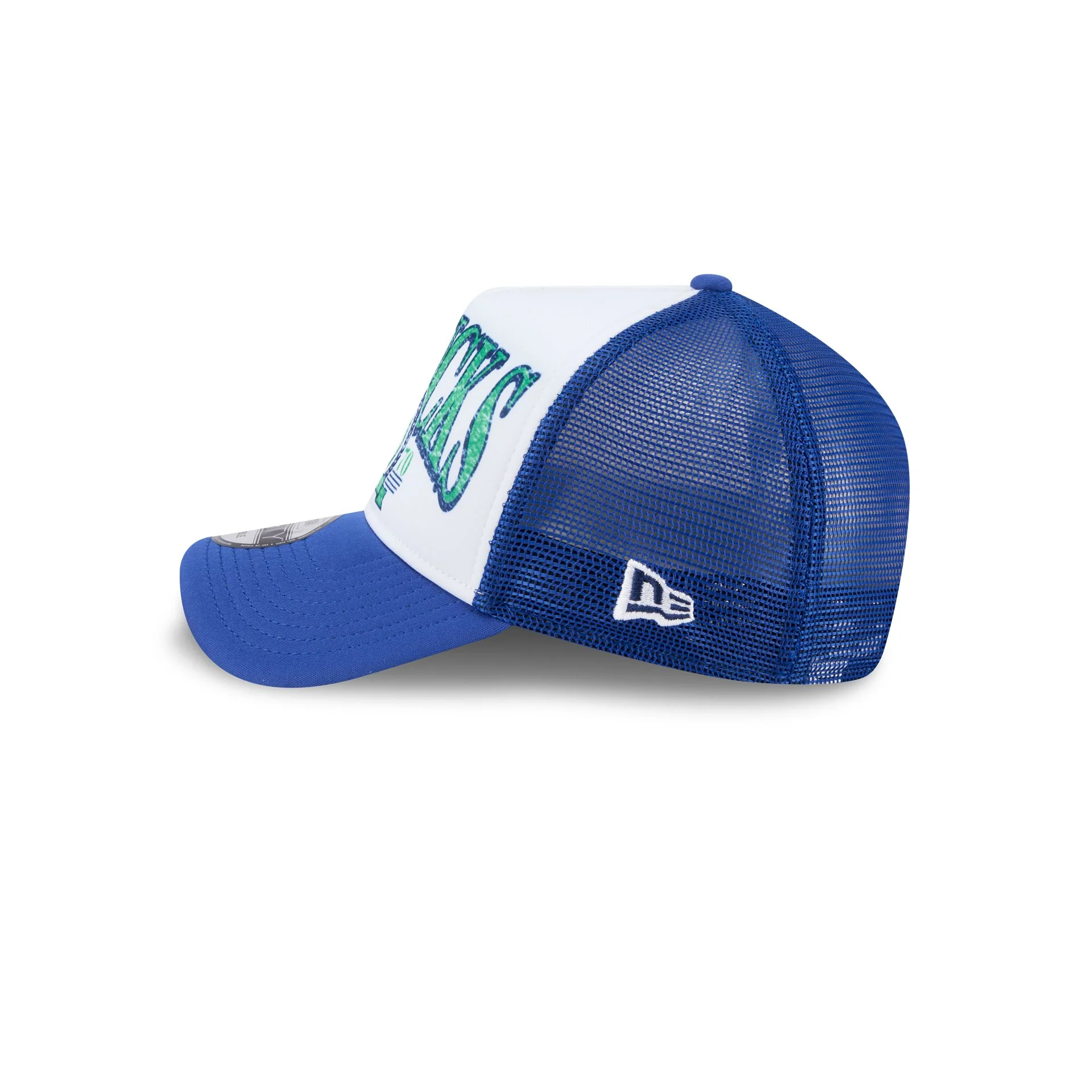 Vancouver Canucks Distressed 9FORTY A-Frame Trucker Hat