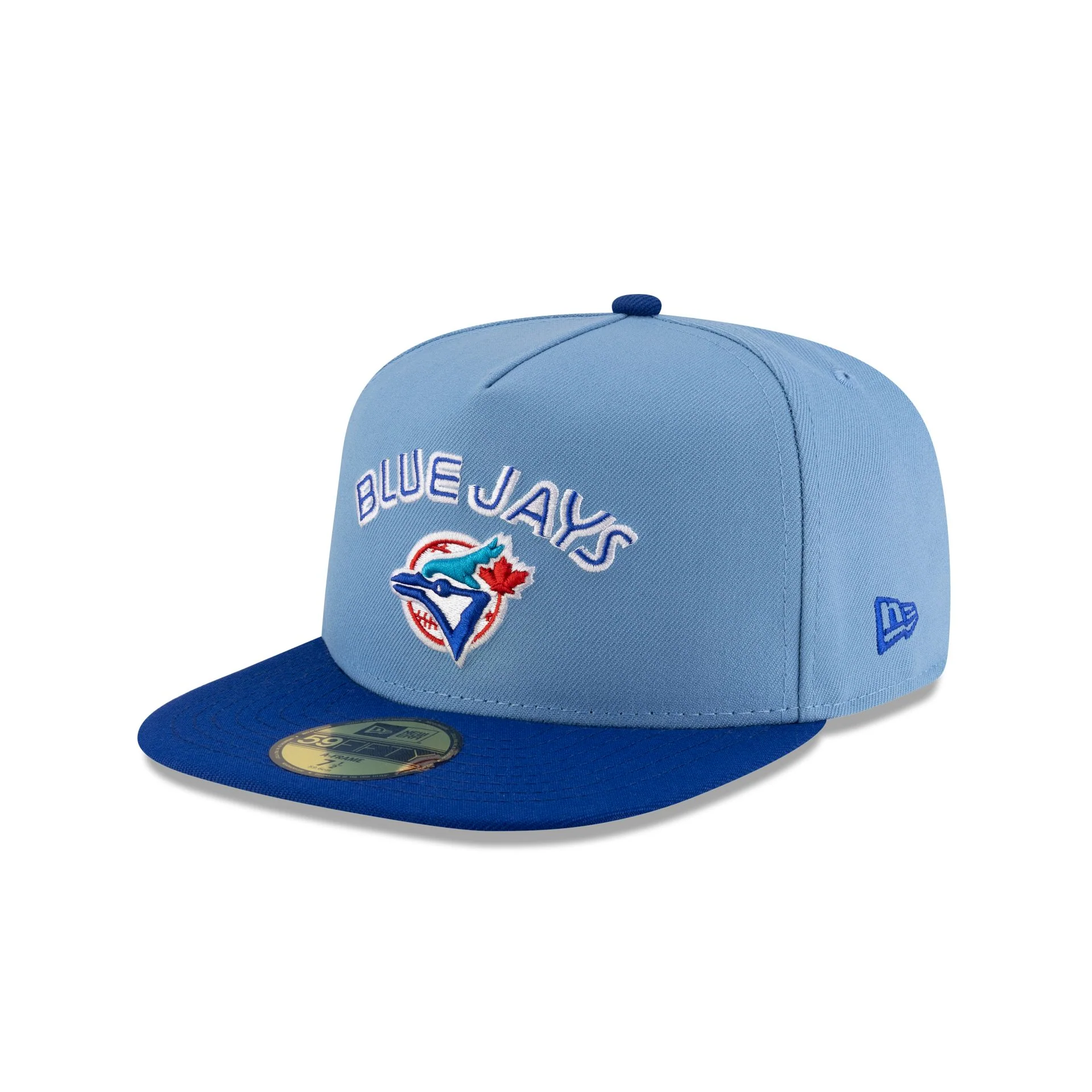 Just Caps Sky Blue Toronto Blue Jays 59FIFTY A-Frame Fitted Hat