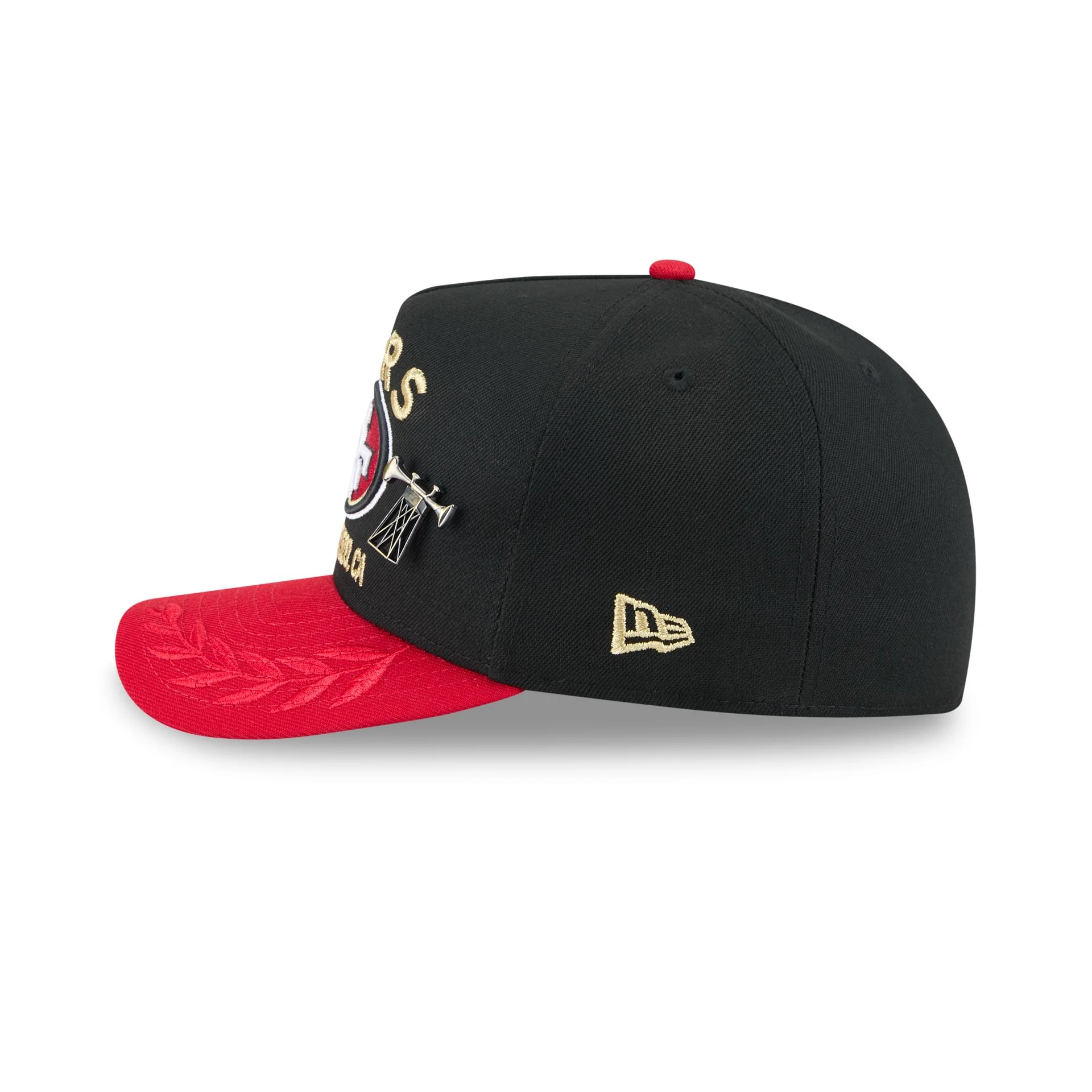 San Francisco 49ers 2025 Draft Black 59FIFTY A-Frame Fitted Hat