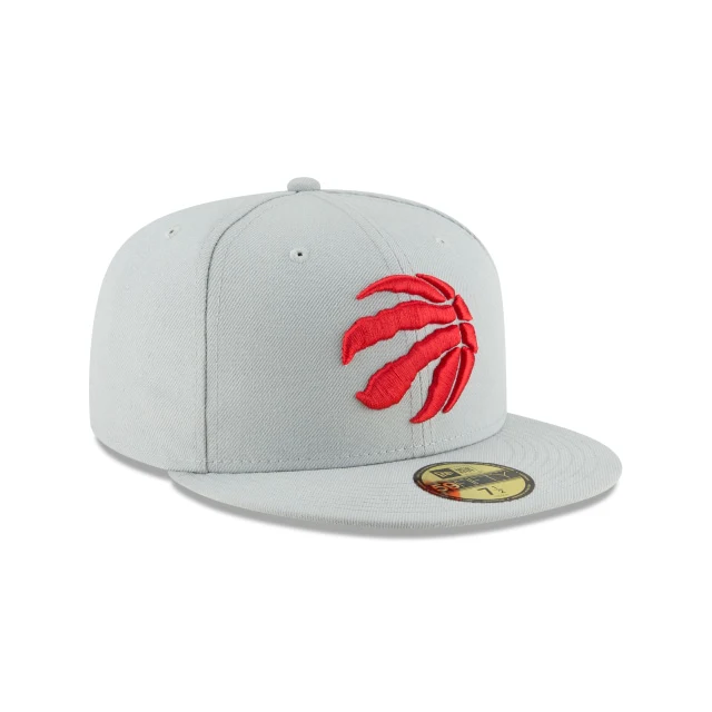 Toronto Raptors Basic Grey 59FIFTY Fitted Hat