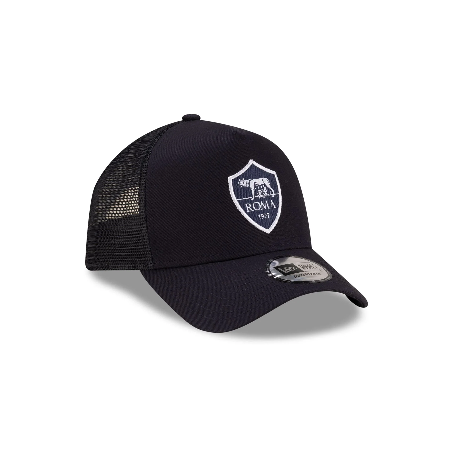 AS Roma Seasonal Navy 9FORTY A-Frame Trucker Hat