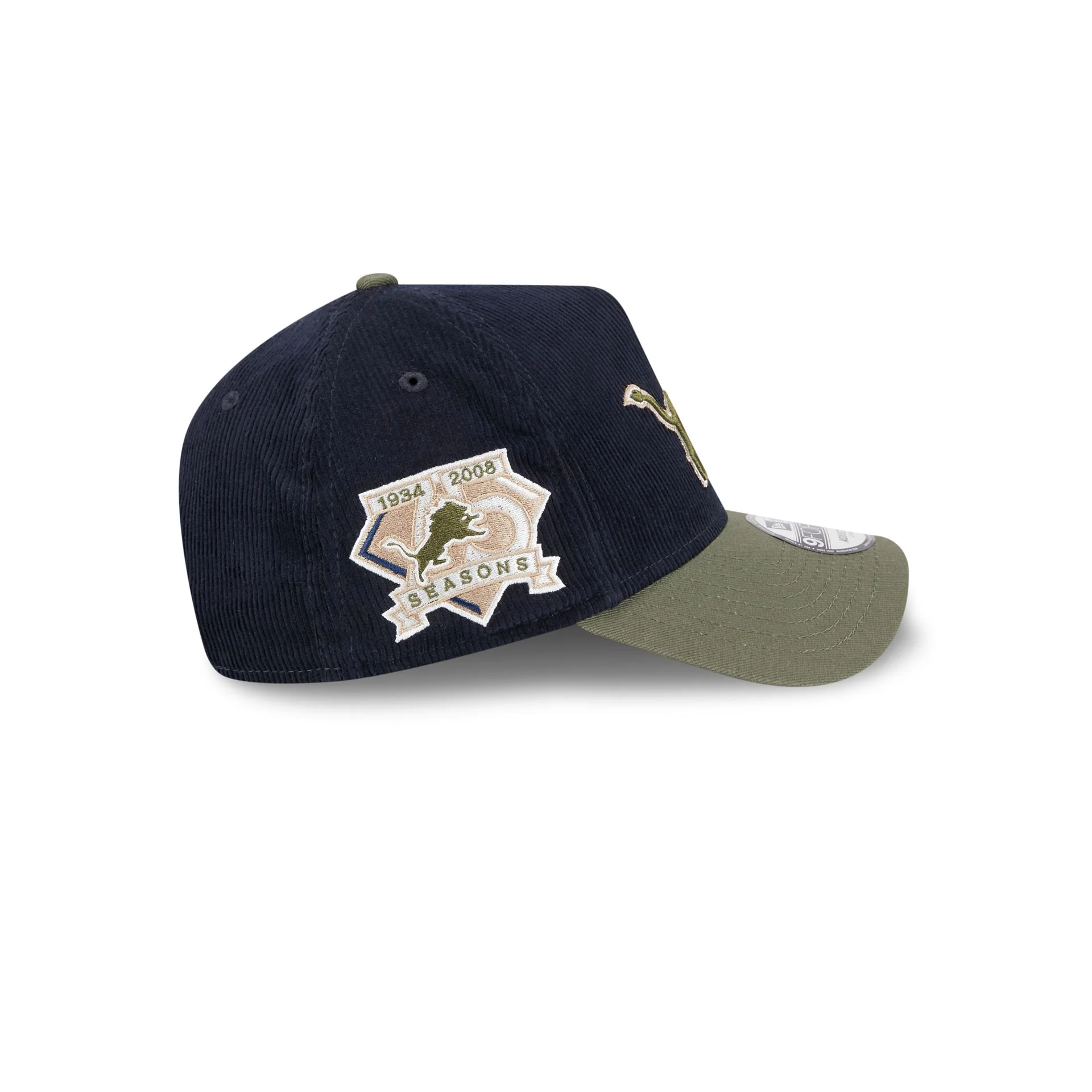 Detroit Lions Navy 9FORTY A-Frame Snapback Hat