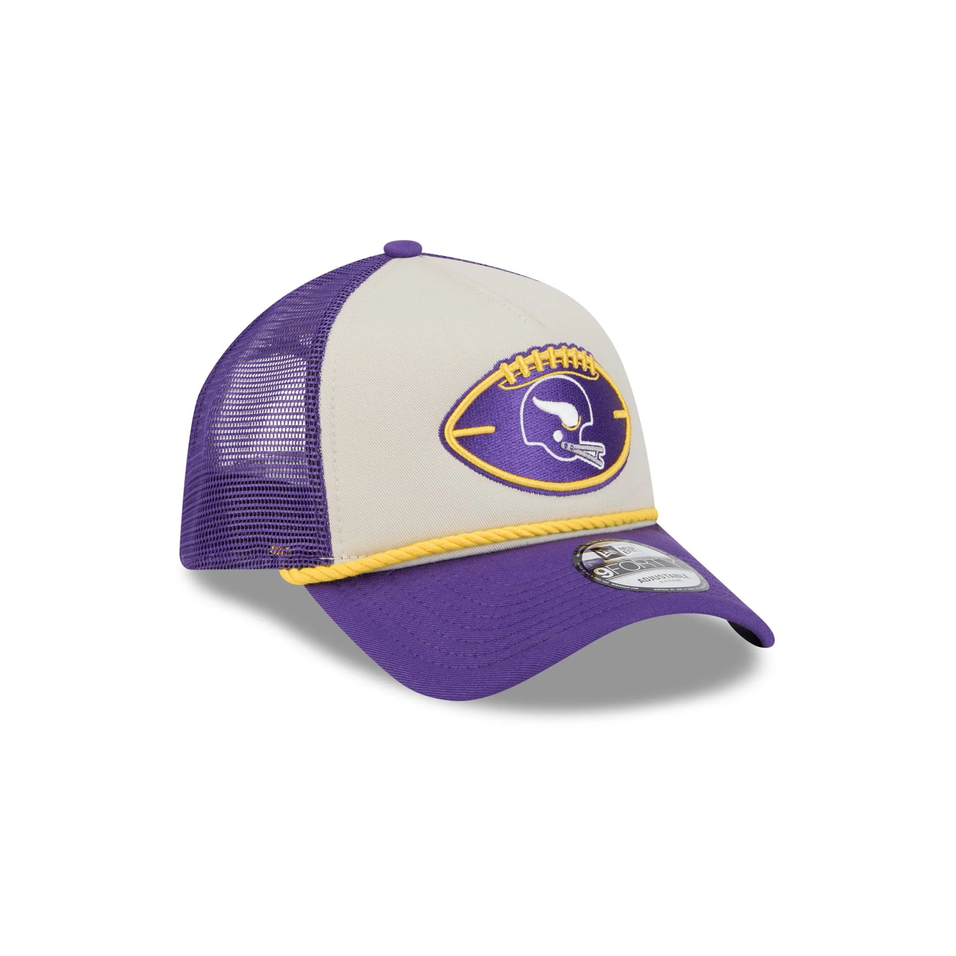 Minnesota Vikings 2024 Historic Sideline 9FORTY A-Frame Snapback Hat