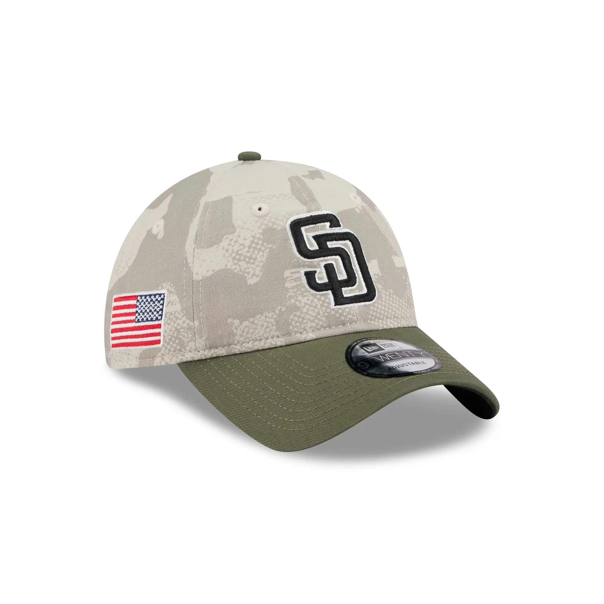 San Diego Padres Armed Forces Day 2025 9TWENTY Adjustable Hat