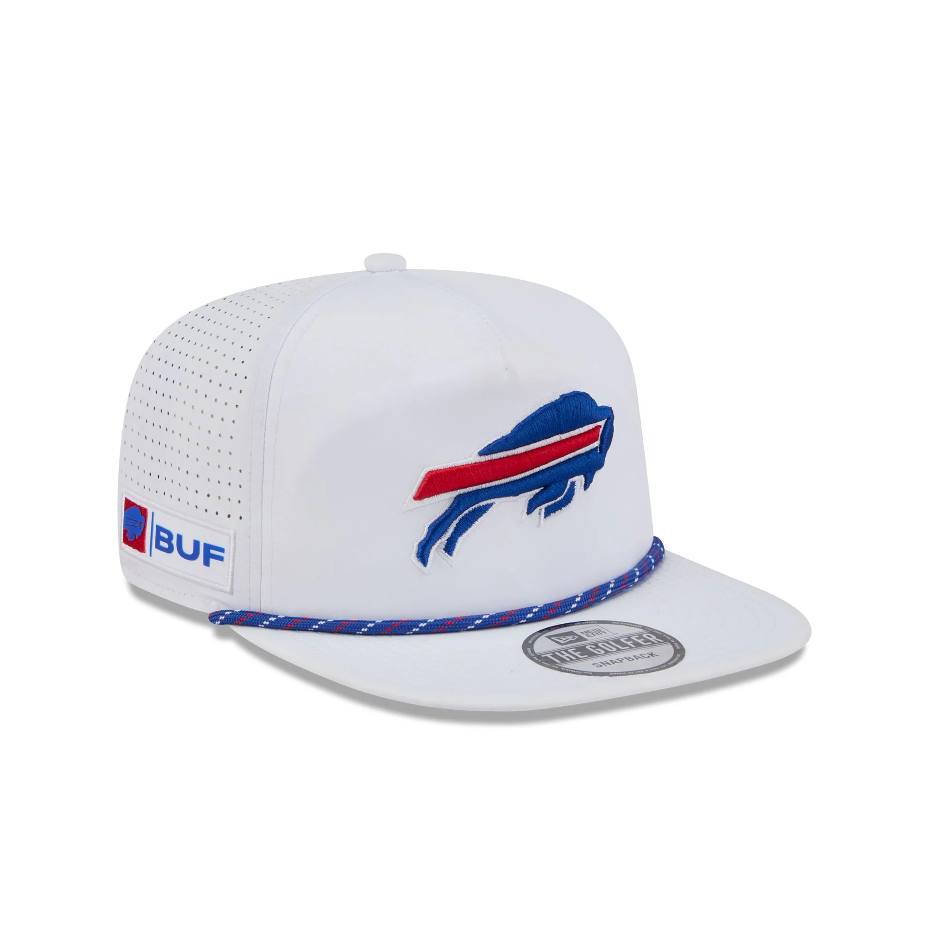 Buffalo Bills Optic White Performance Rope Golfer Hat