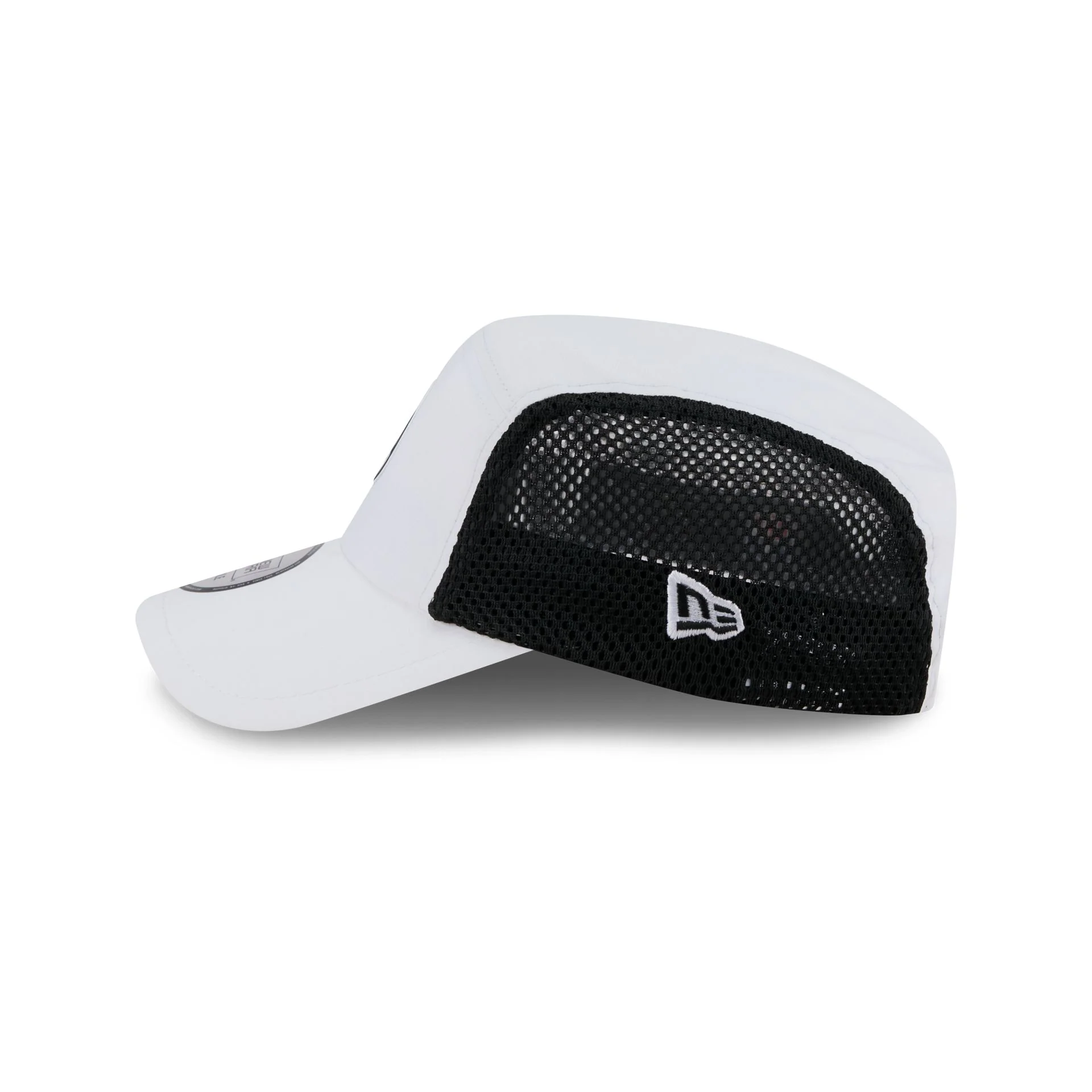 Pittsburgh Steelers White Poly Runner Adjustable Hat
