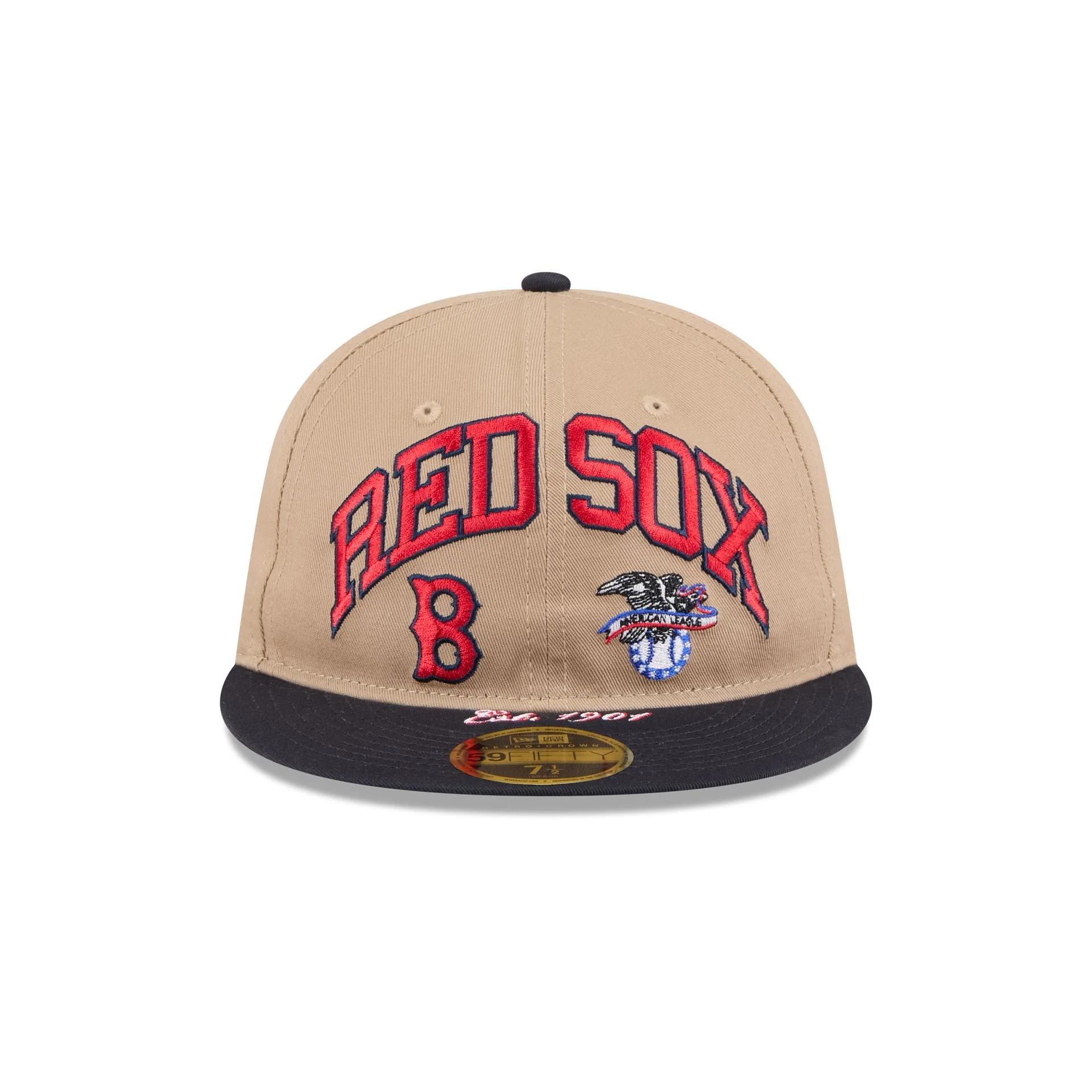 Boston Red Sox Camel Retro Crown 59FIFTY Fitted Hat