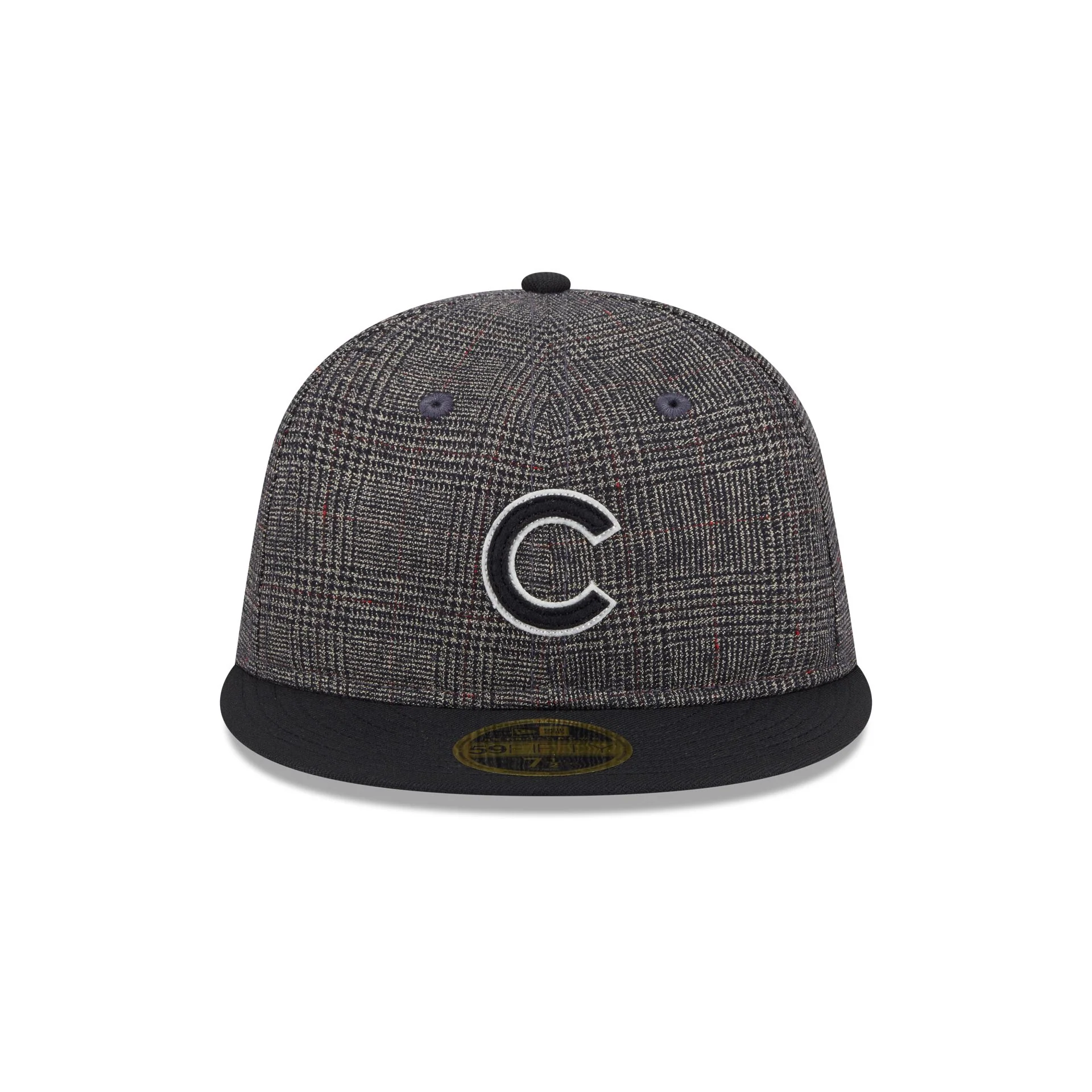 Chicago Cubs Plaid Retro Crown 59FIFTY Fitted Hat