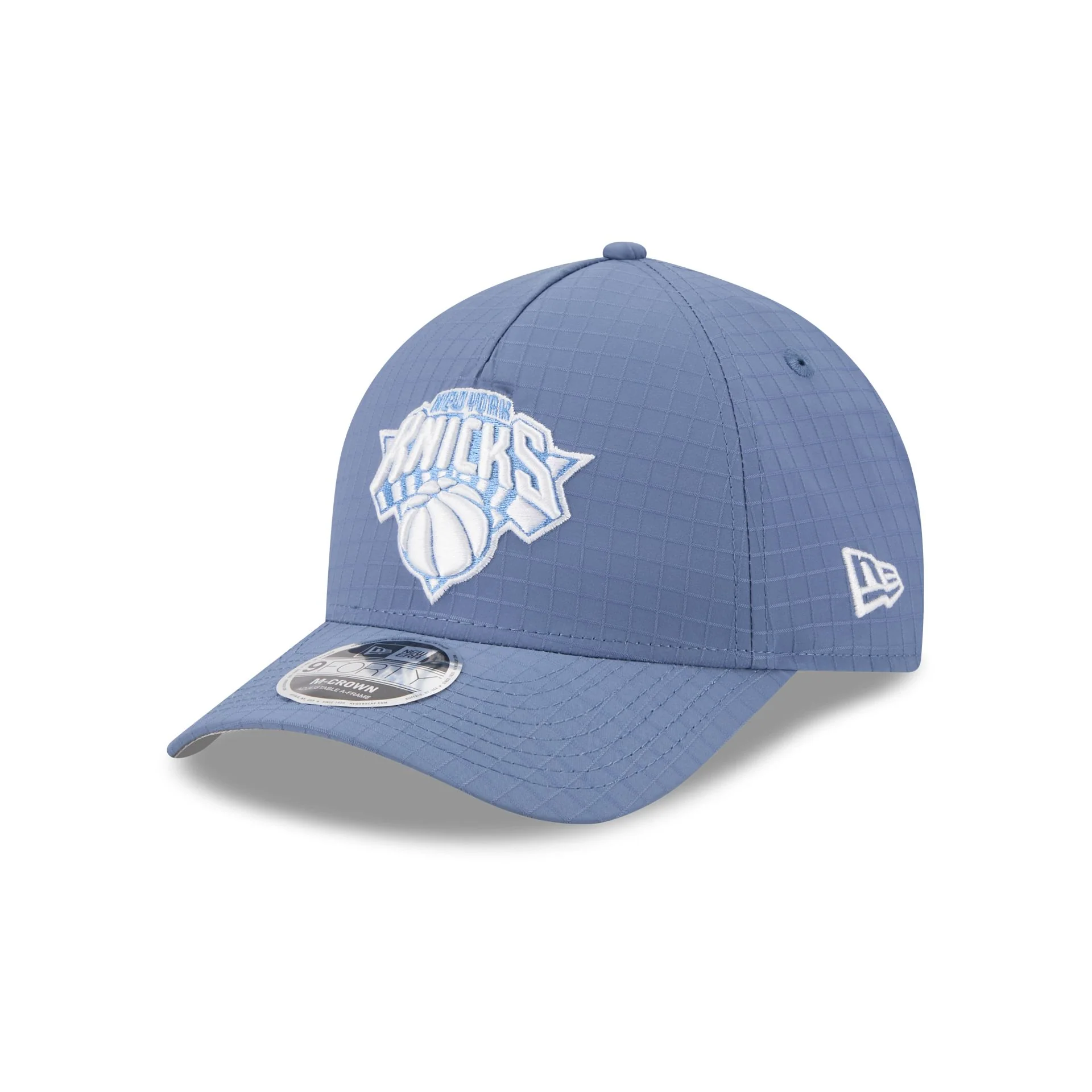 New York Knicks Blue Ripstop 9FORTY M-Crown A-Frame Snapback Hat