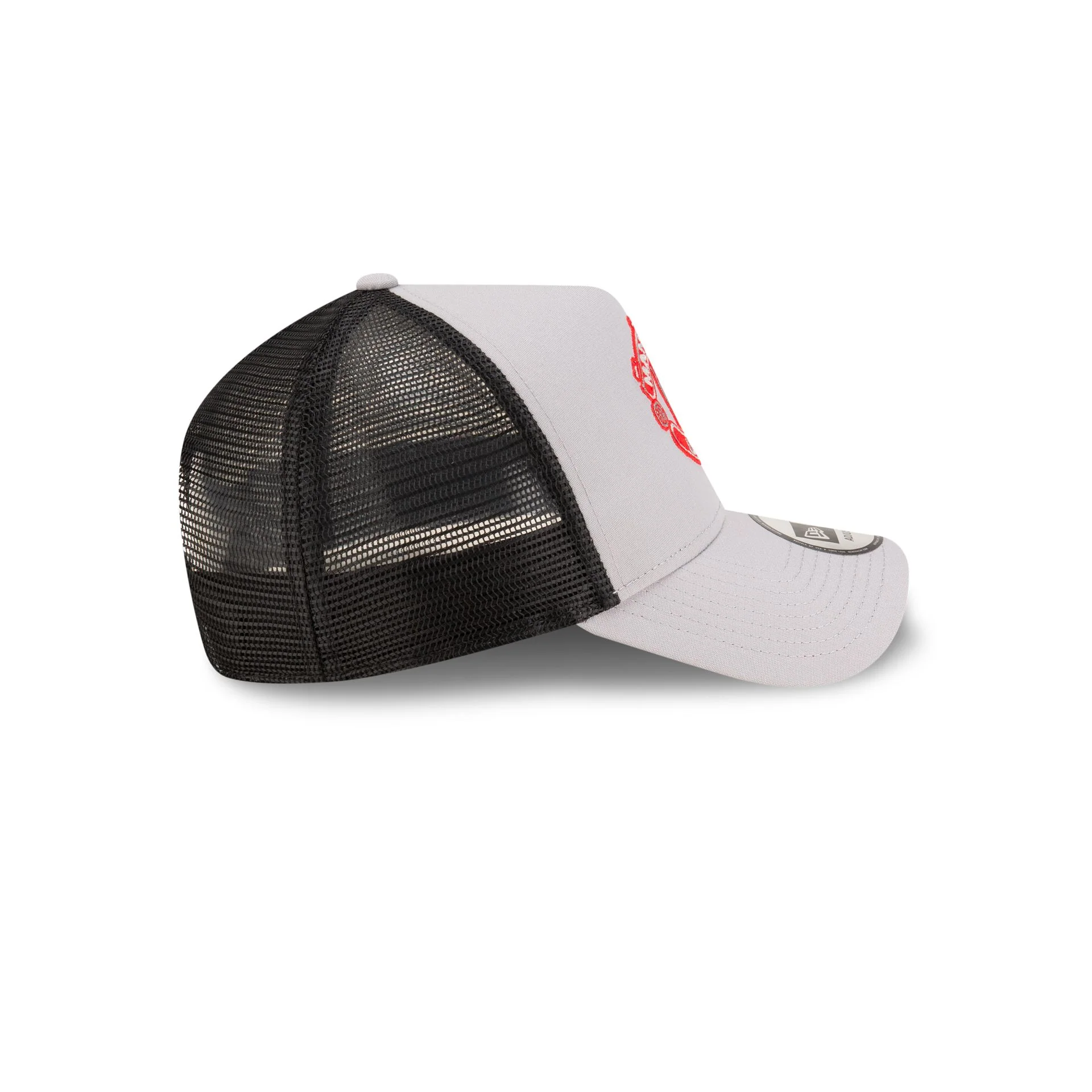 Manchester United Seasonal Gray 9FORTY A-Frame Trucker Hat