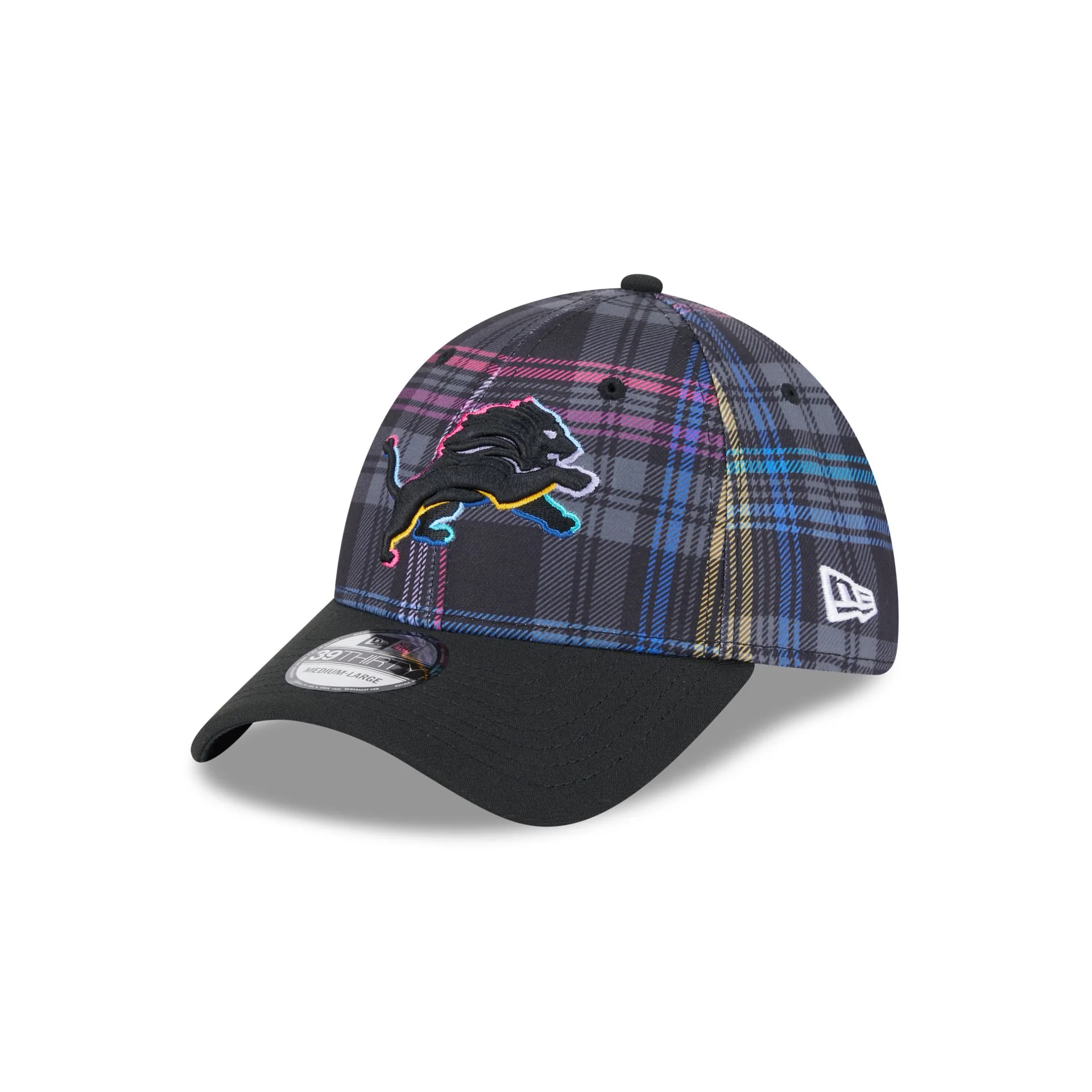 Detroit Lions 2024 Crucial Catch 39THIRTY Stretch Fit Hat