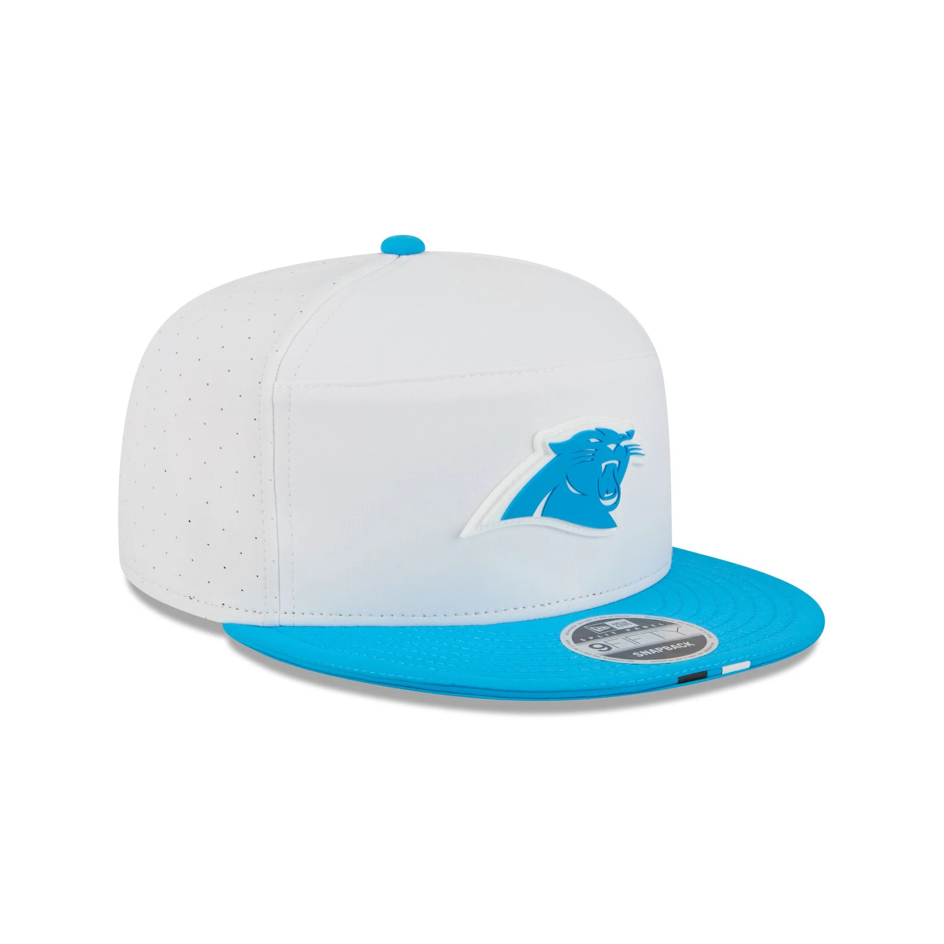Carolina Panthers 2025 Training Split Panel 9FIFTY Snapback Hat