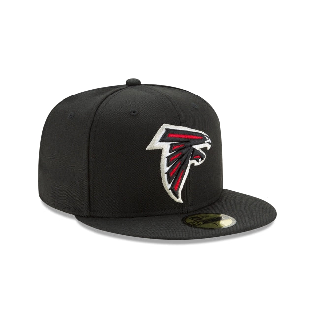 Atlanta Falcons Black 59FIFTY Fitted Hat