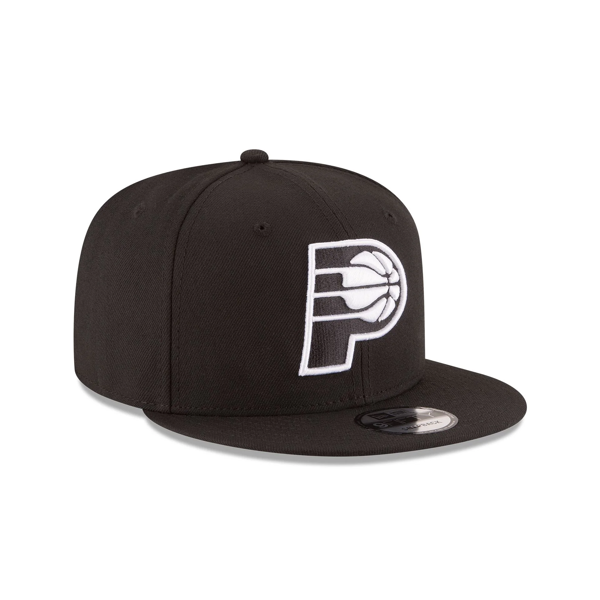 Indiana Pacers Basic Black & White 9FIFTY Snapback Hat