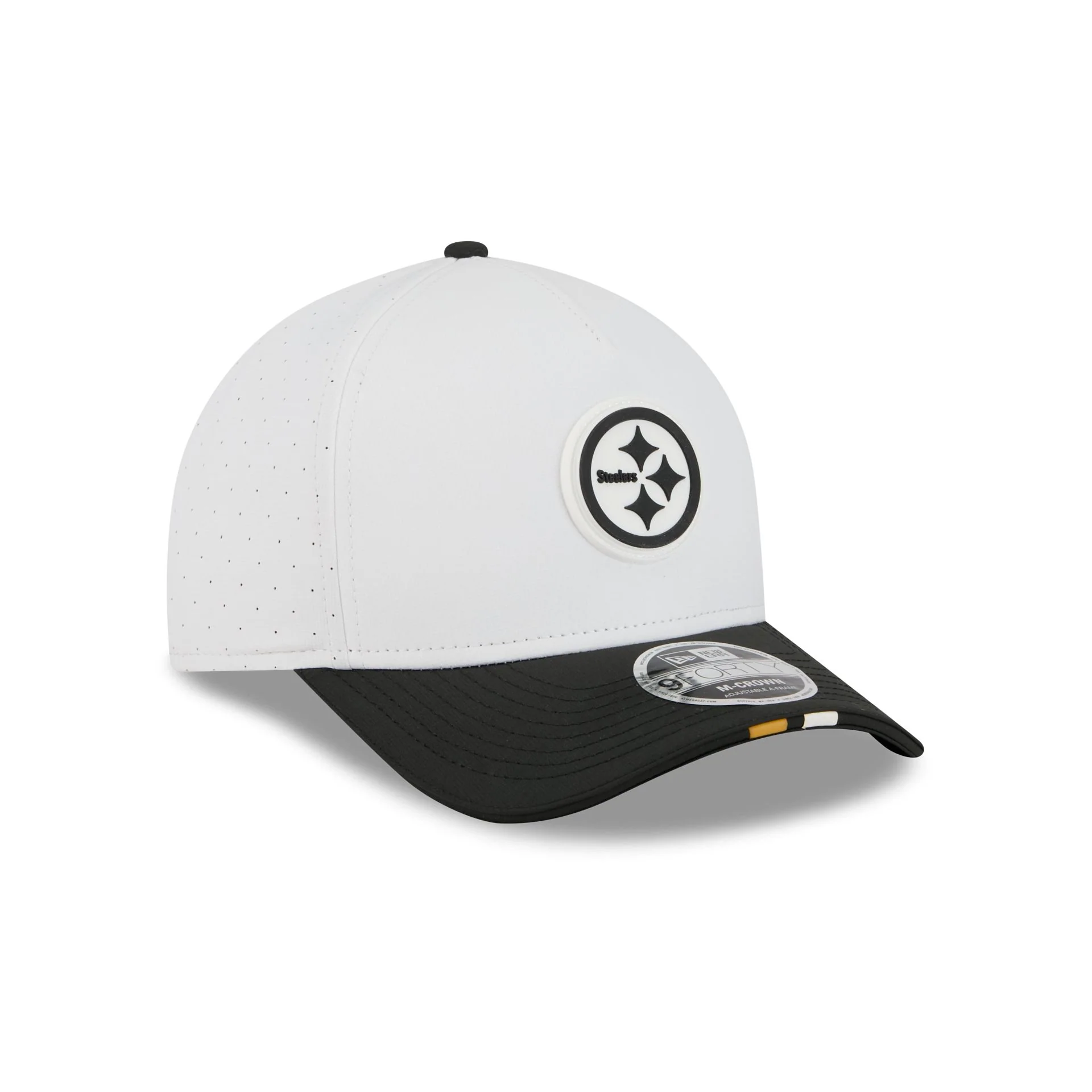 Pittsburgh Steelers 2025 Training 9FORTY M-Crown A-Frame Snapback Hat