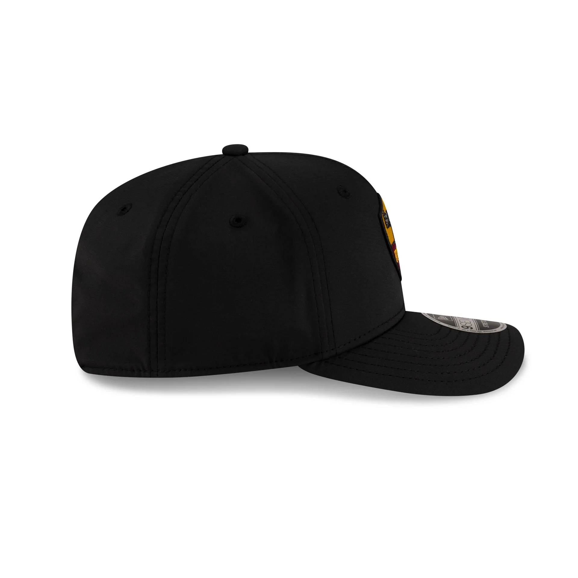 AS Roma Core Black 9SEVENTY Stretch-Snap Hat